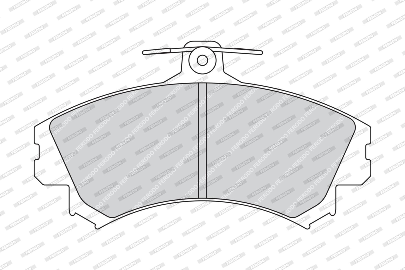 Bremsbelagsatz, Scheibenbremse