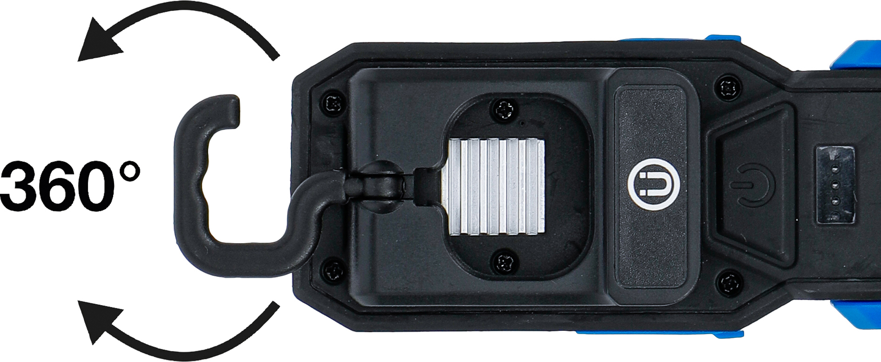 BGS COB-LED-Werkstattleuchte mit Magnet und Haken | klappbar