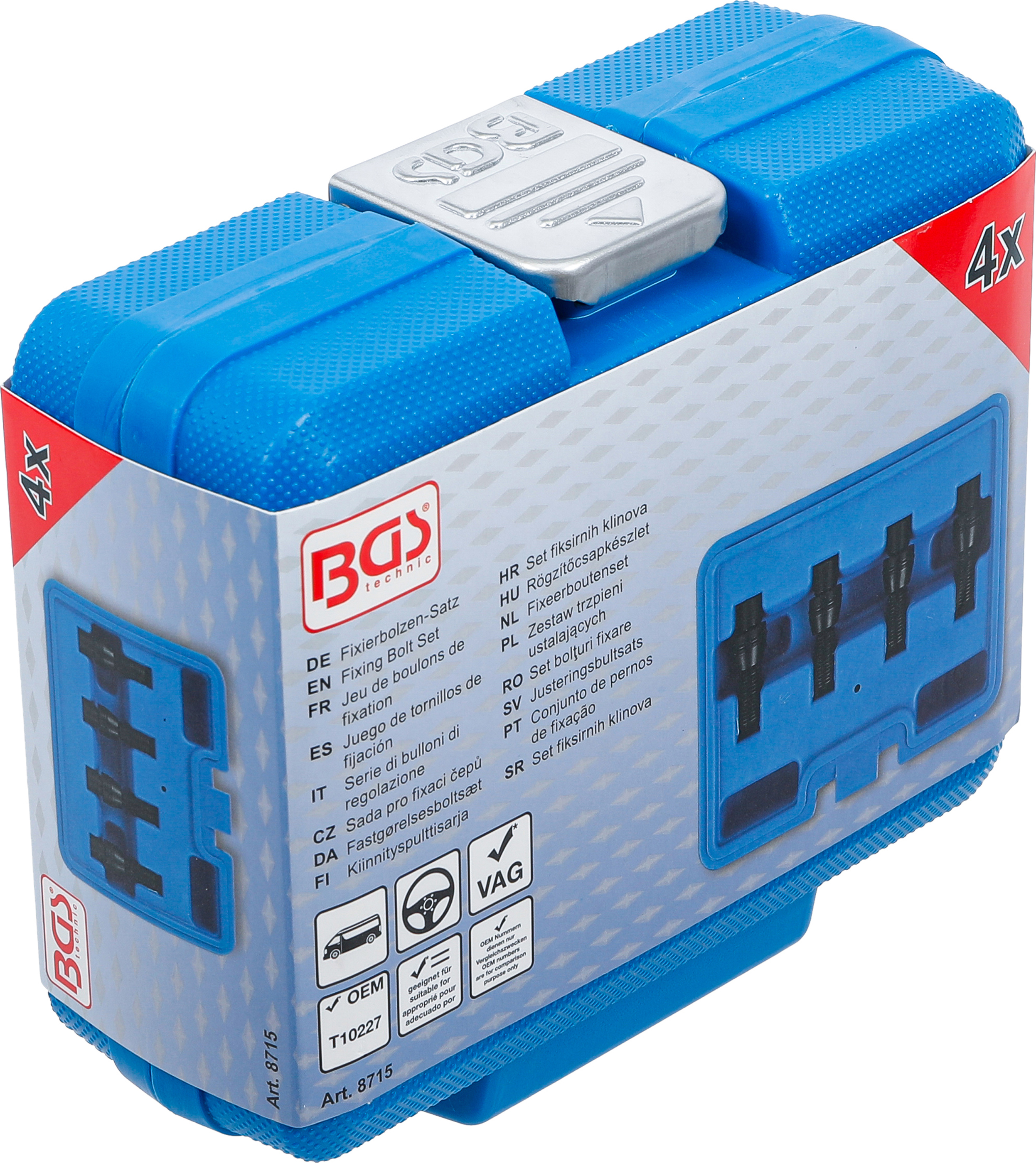 BGS Fixierbolzen-Satz | für VAG Hilfsrahmen | M14 x 1,5 | 4-tlg.