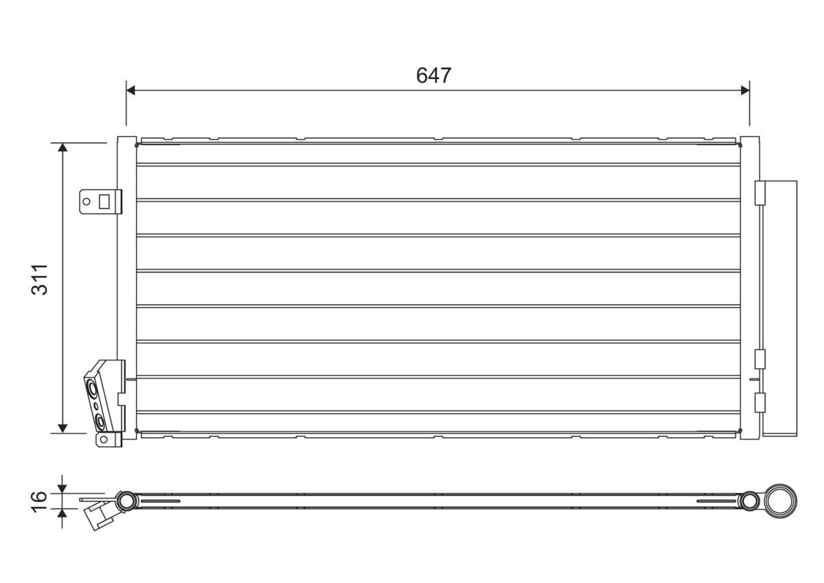 Kondensator, Klimaanlage