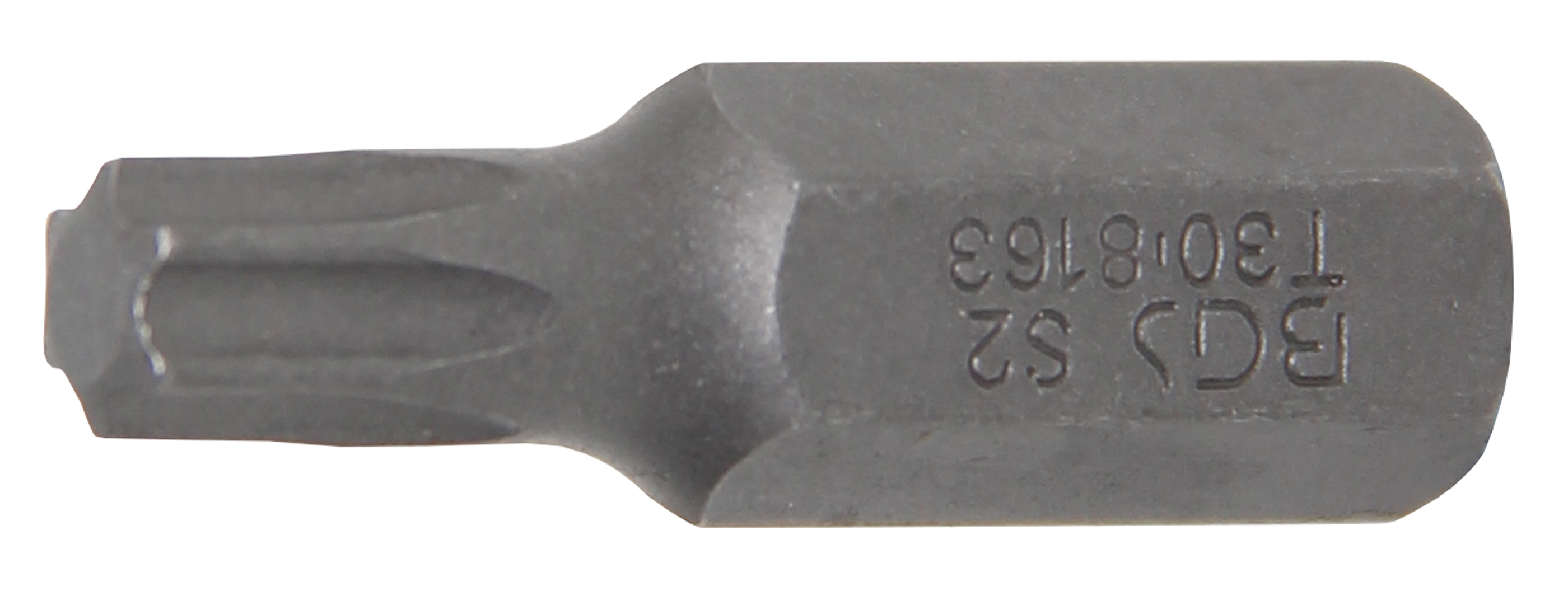 BGS Bit | Länge 30 mm | Antrieb Außensechskant 8 mm (5/16") | T-Profil (für Torx) T30