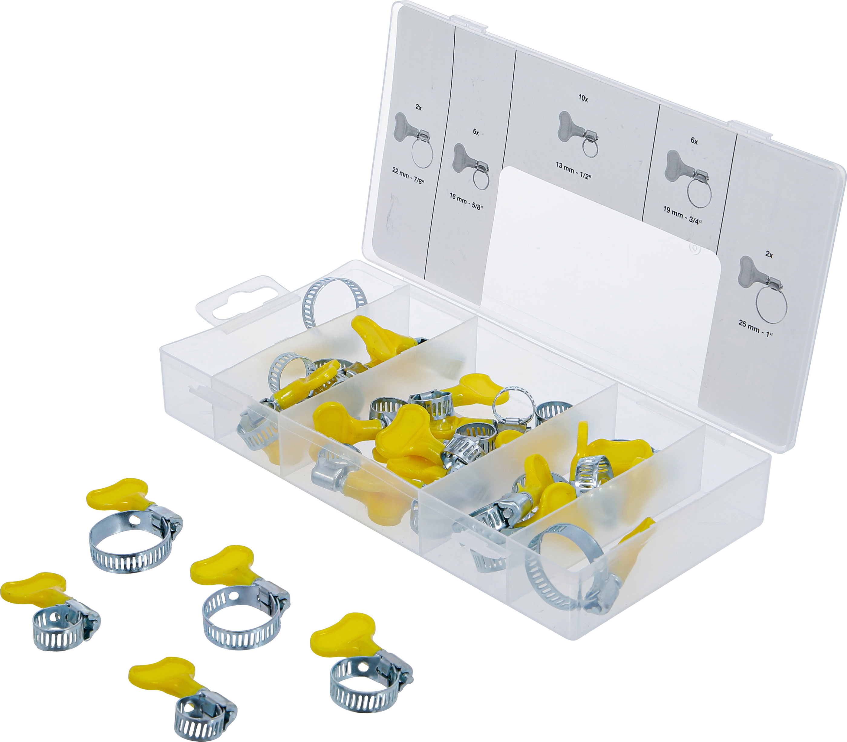 BGS Griff-Schlauchschellen-Sortiment | 26-tlg.