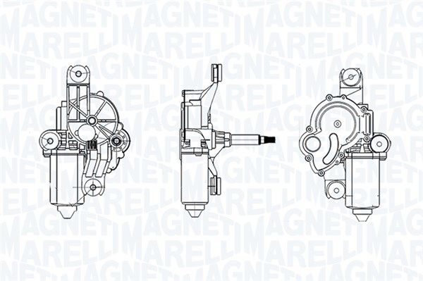 Wischermotor 064013018010 “MAGNETI MARELLI 12 V”