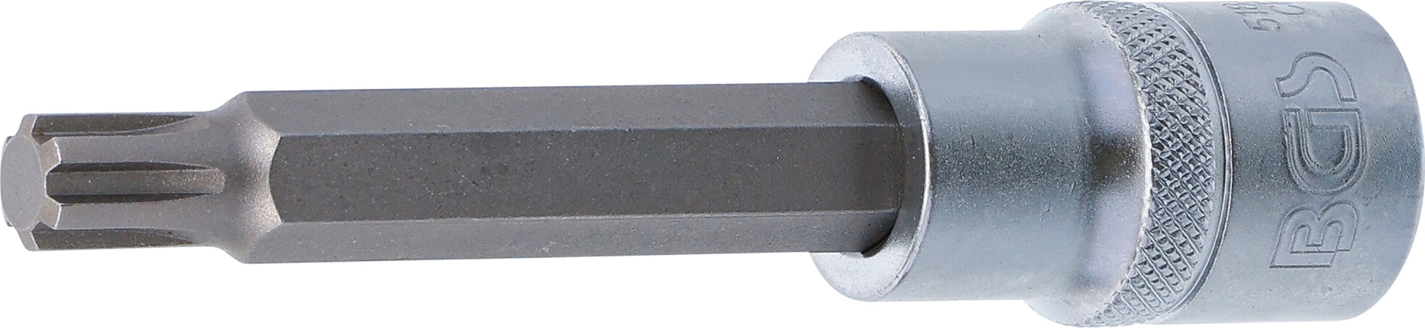 BGS Bit-Einsatz | Länge 100 mm | Antrieb Innenvierkant 12,5 mm (1/2") | Keil-Profil (für RIBE) M9