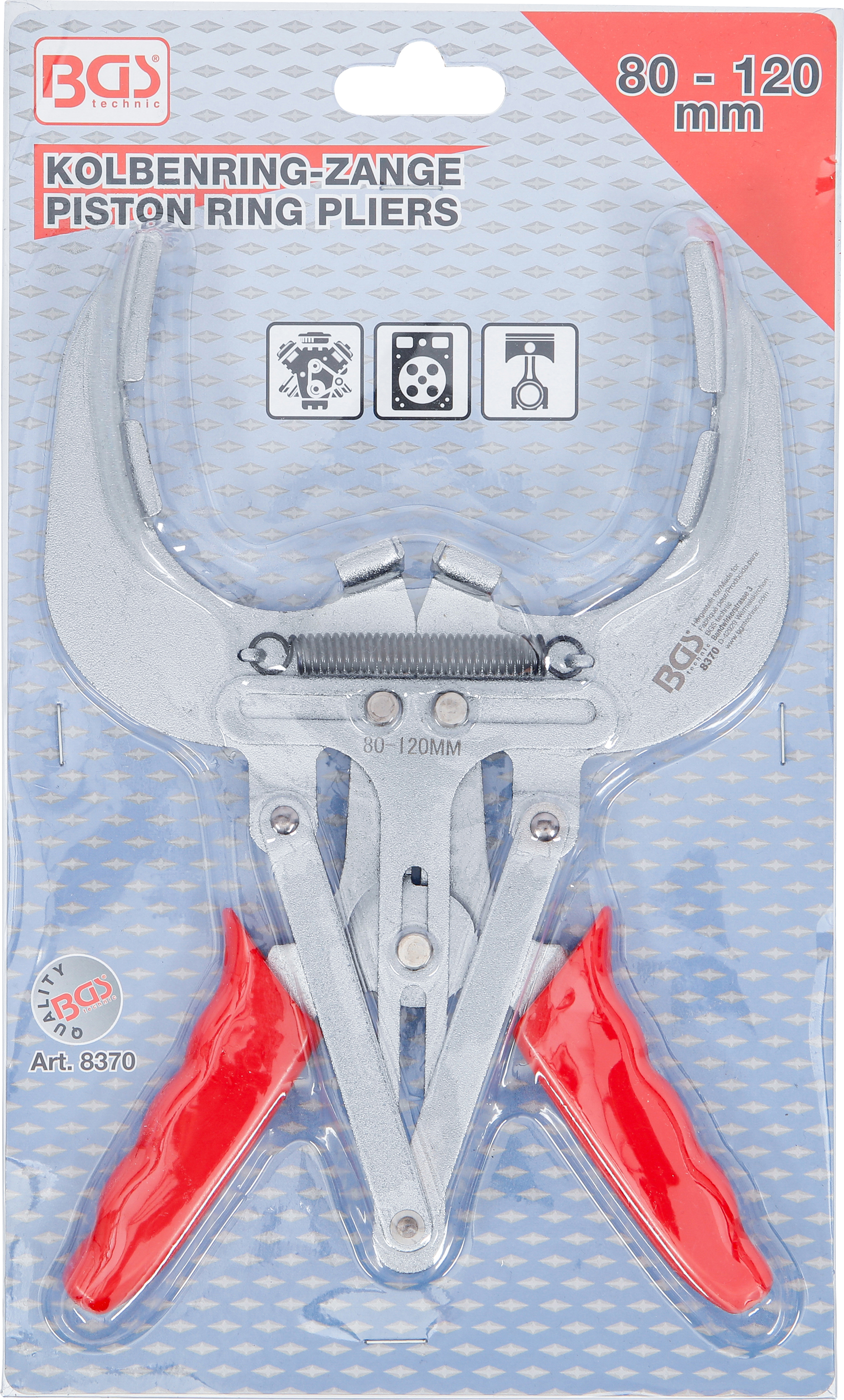 BGS Kolbenring-Zange | 80 - 120 mm