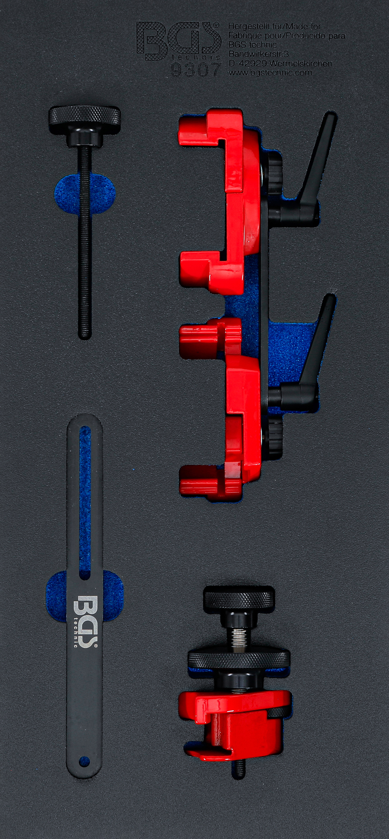 BGS Werkstattwageneinlage 1/3: Nockenwellenrad-Arretierwerkzeug-Satz | universal