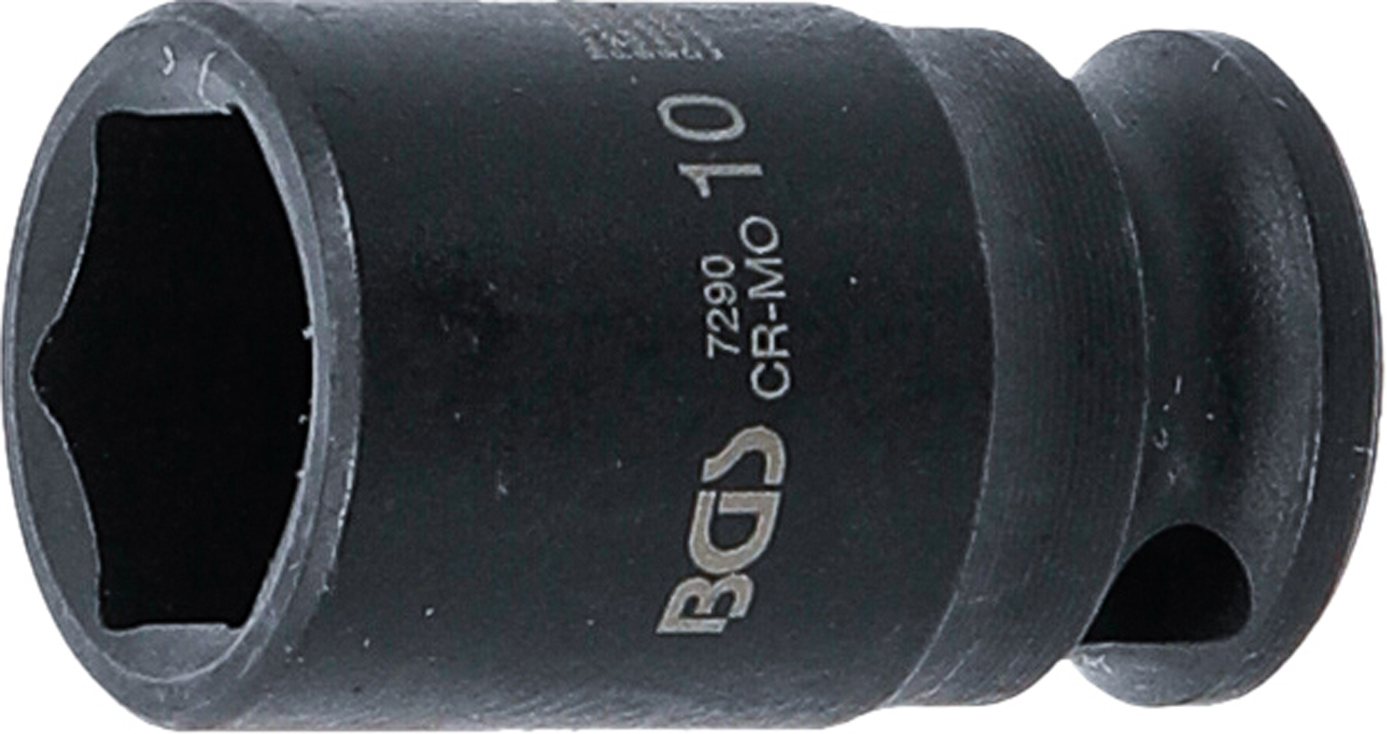 BGS Kraft-Steckschlüssel-Einsatz Sechskant | Antrieb Innenvierkant 6,3 mm (1/4") | SW 10 mm