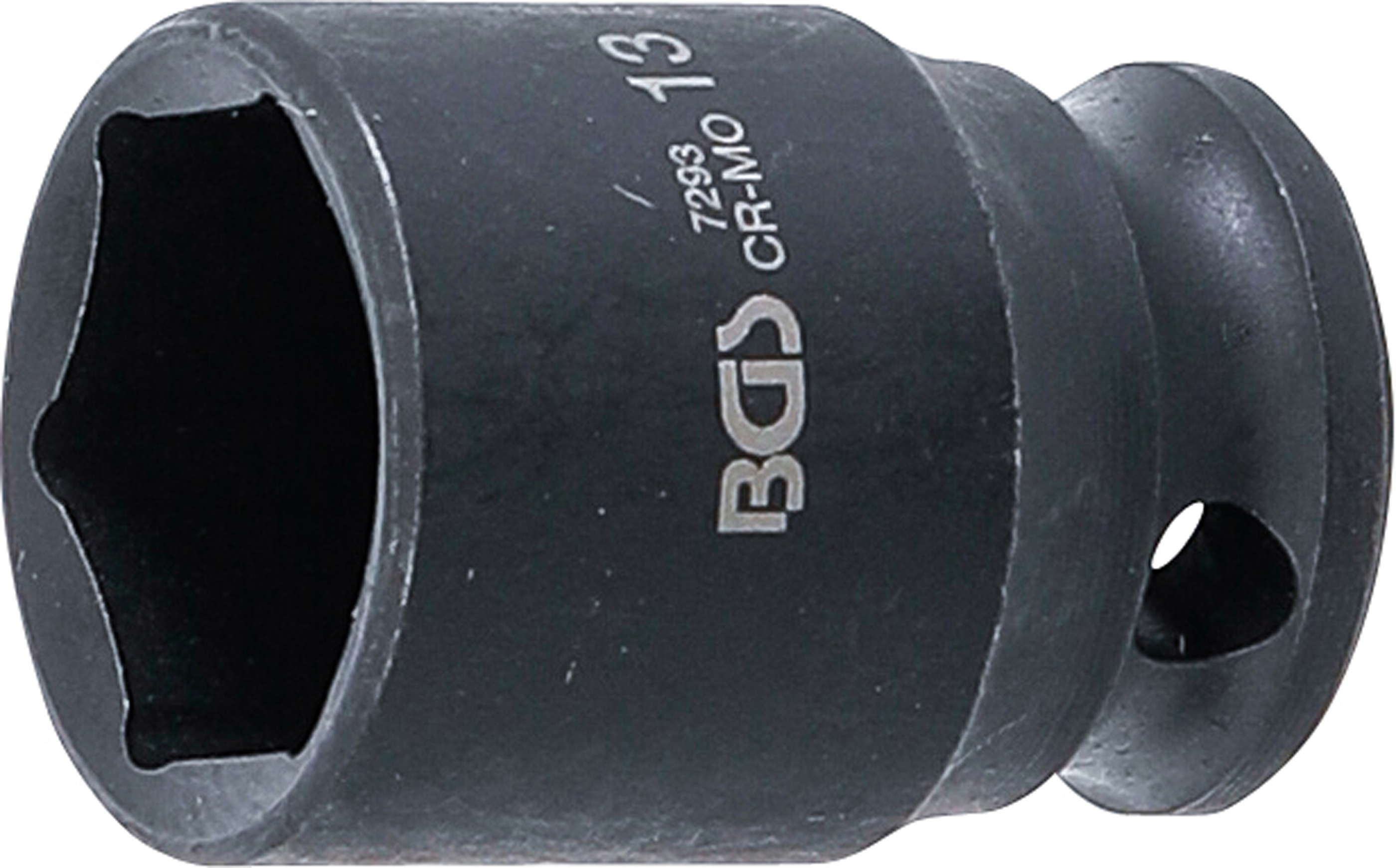 BGS Kraft-Steckschlüssel-Einsatz Sechskant | Antrieb Innenvierkant 6,3 mm (1/4") | SW 13 mm