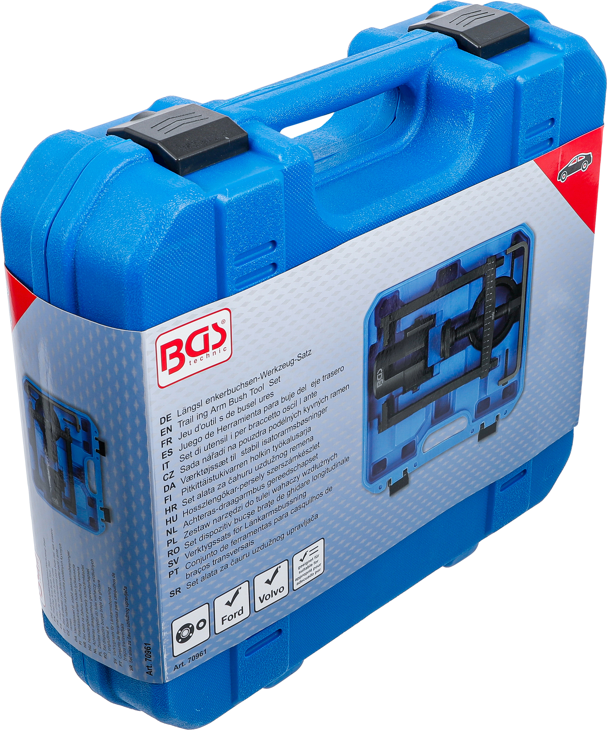 BGS Längslenkerbuchsen-Werkzeug-Satz | Hinterachse rechts | für Ford & Volvo