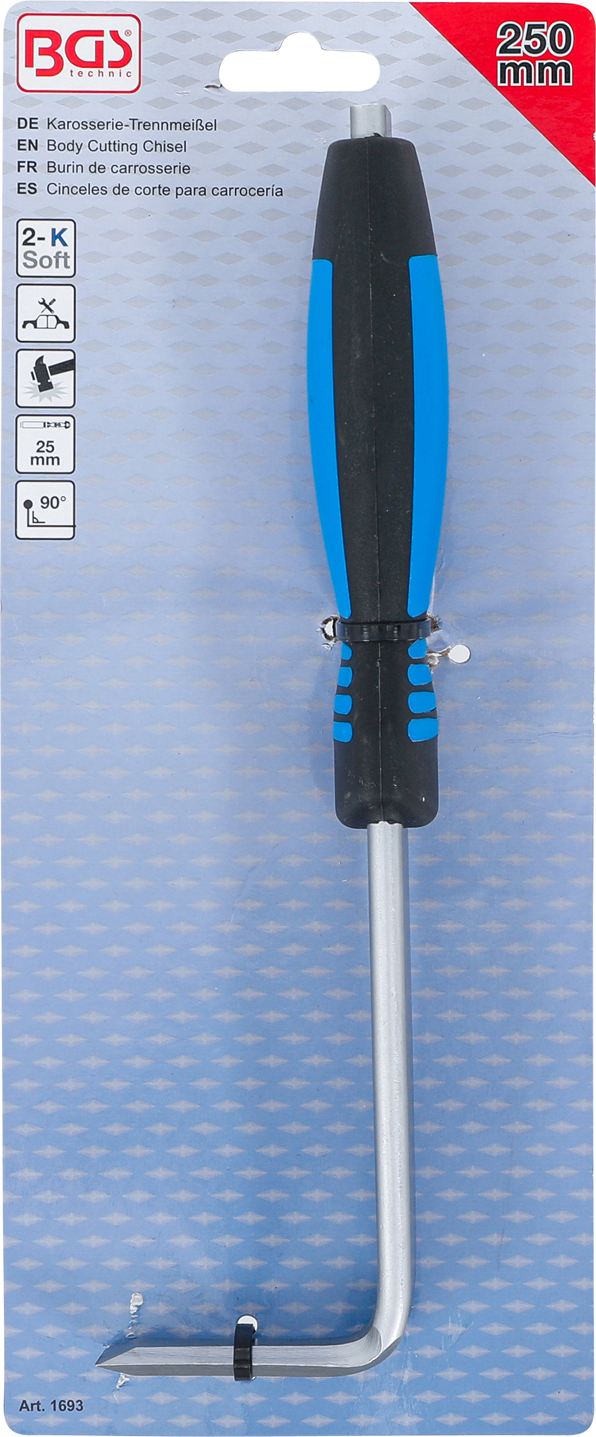 BGS Karosserie-Trennmeißel | 90° abgewinkelt