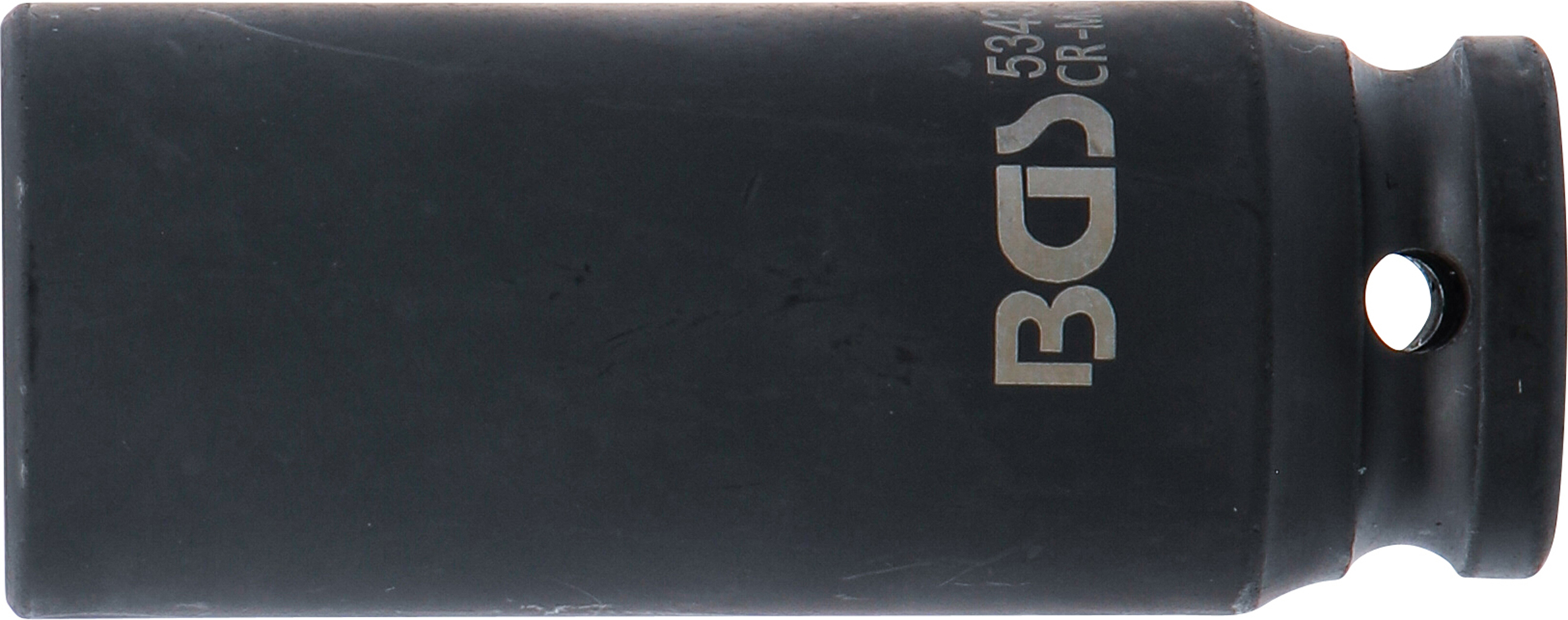 BGS Kraft-Steckschlüssel-Einsatz Zwölfkant, tief | Antrieb Innenvierkant 12,5 mm (1/2") | SW 24 mm