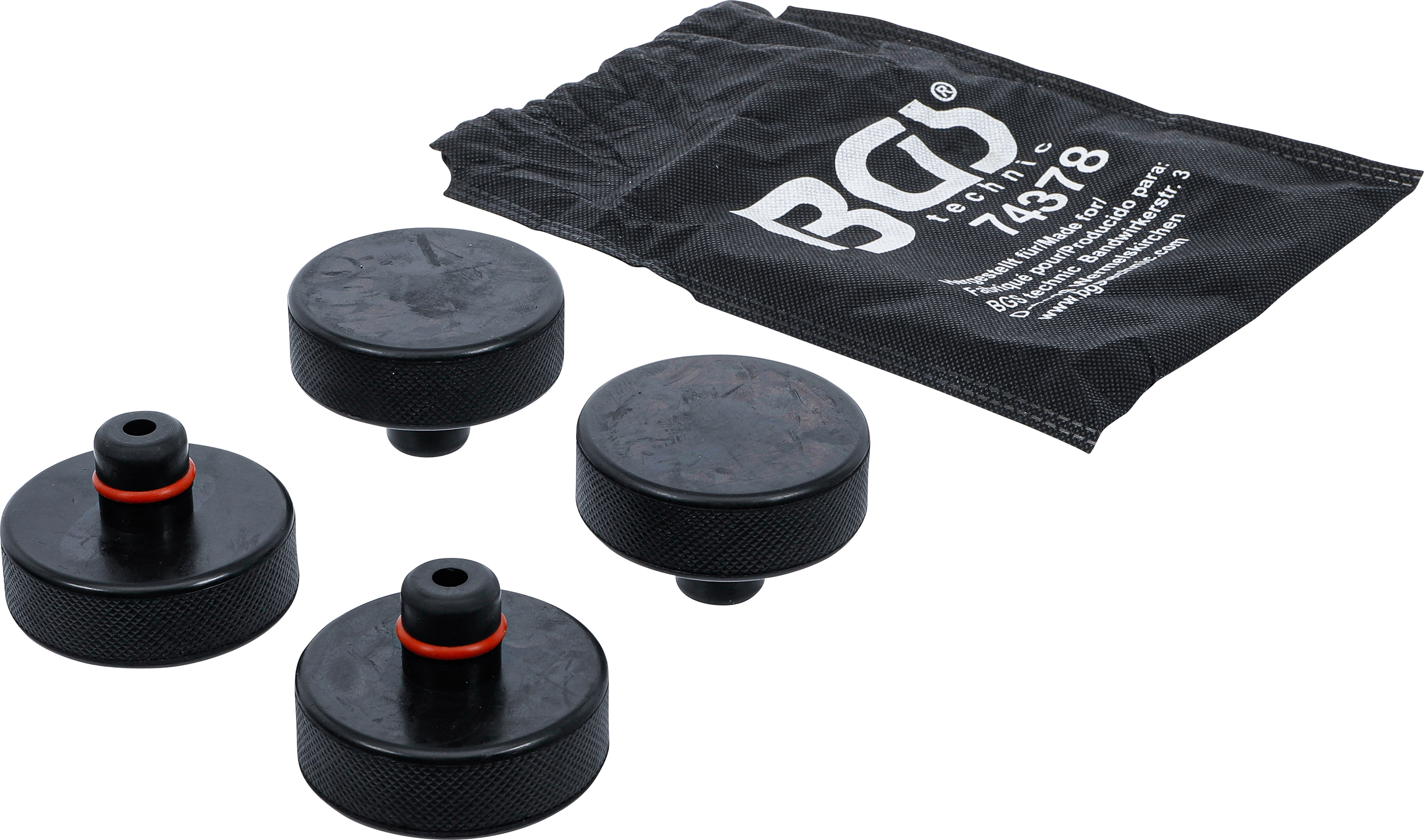 BGS Wagenheberaufnahme-Pads | für Tesla Model 3, S, X, Y | 4-tlg.