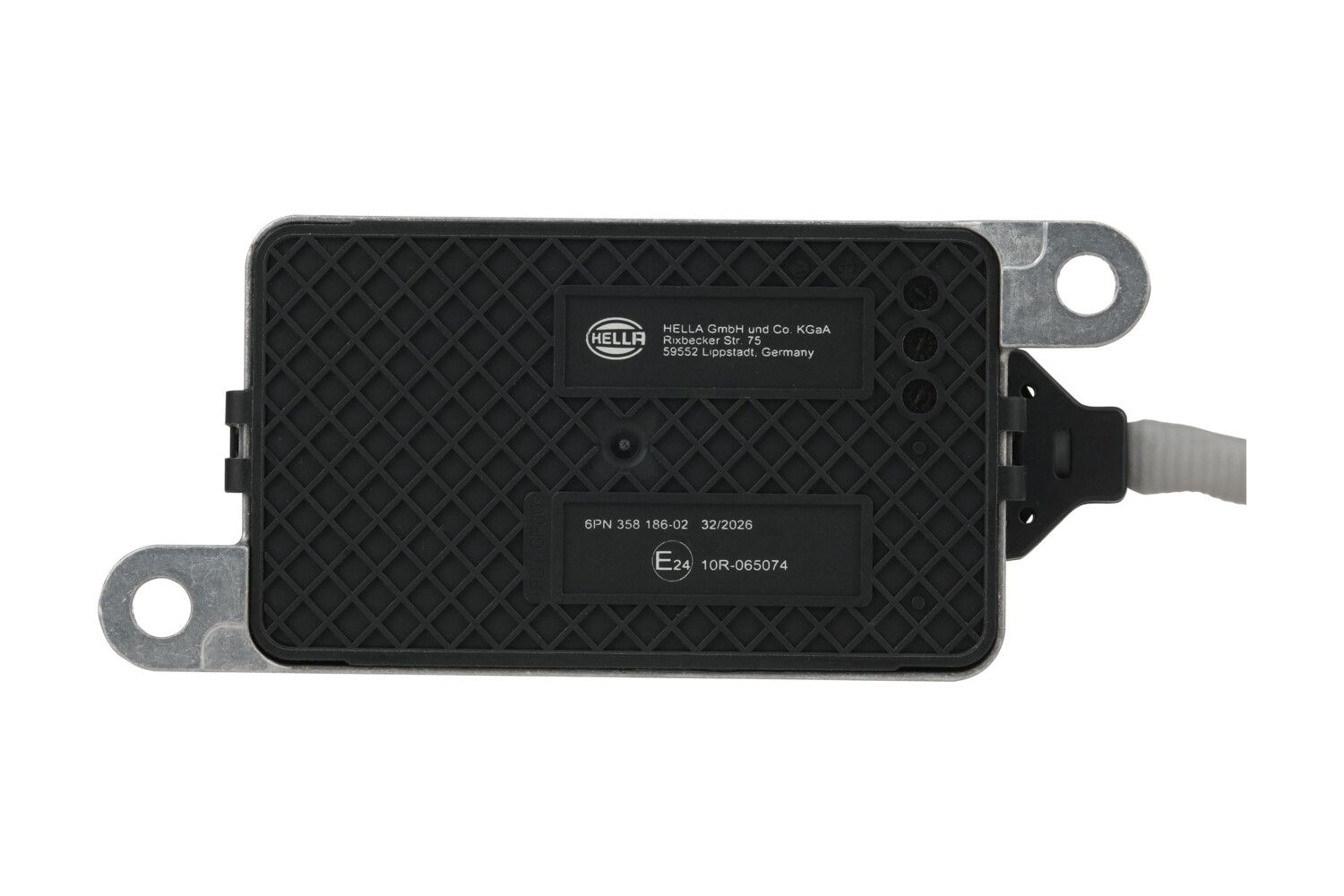 NOx-Sensor, NOx-Katalysator 6PN358 186-021 “HELLA 24 V, 4 -polig, 834 mm”