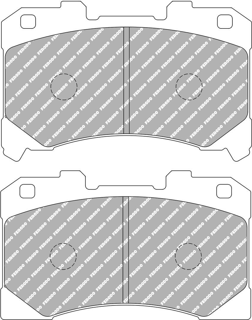 Bremsbelagsatz, Scheibenbremse