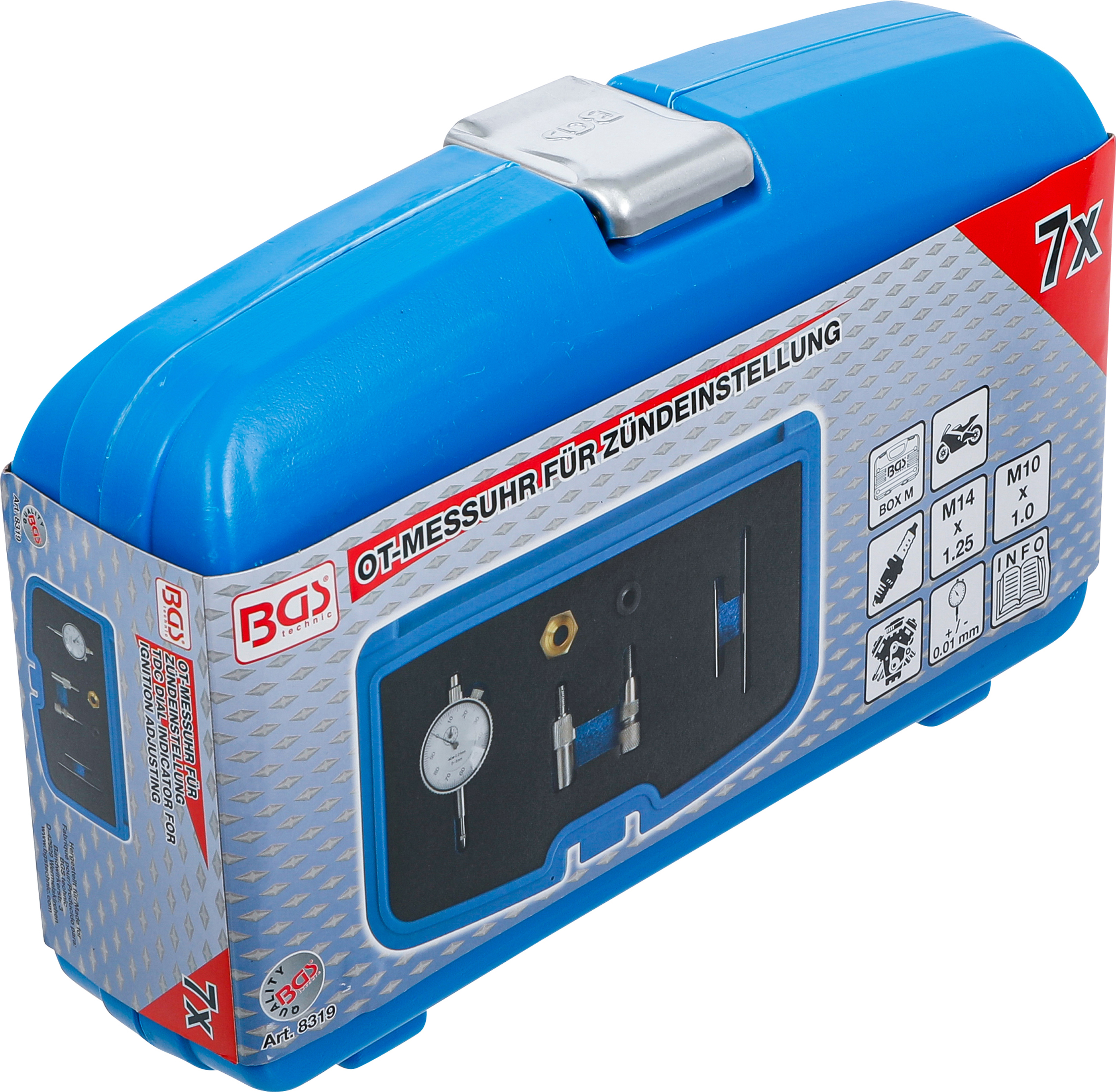 BGS OT-Messuhr für Zündeinstellung | für Motorräder