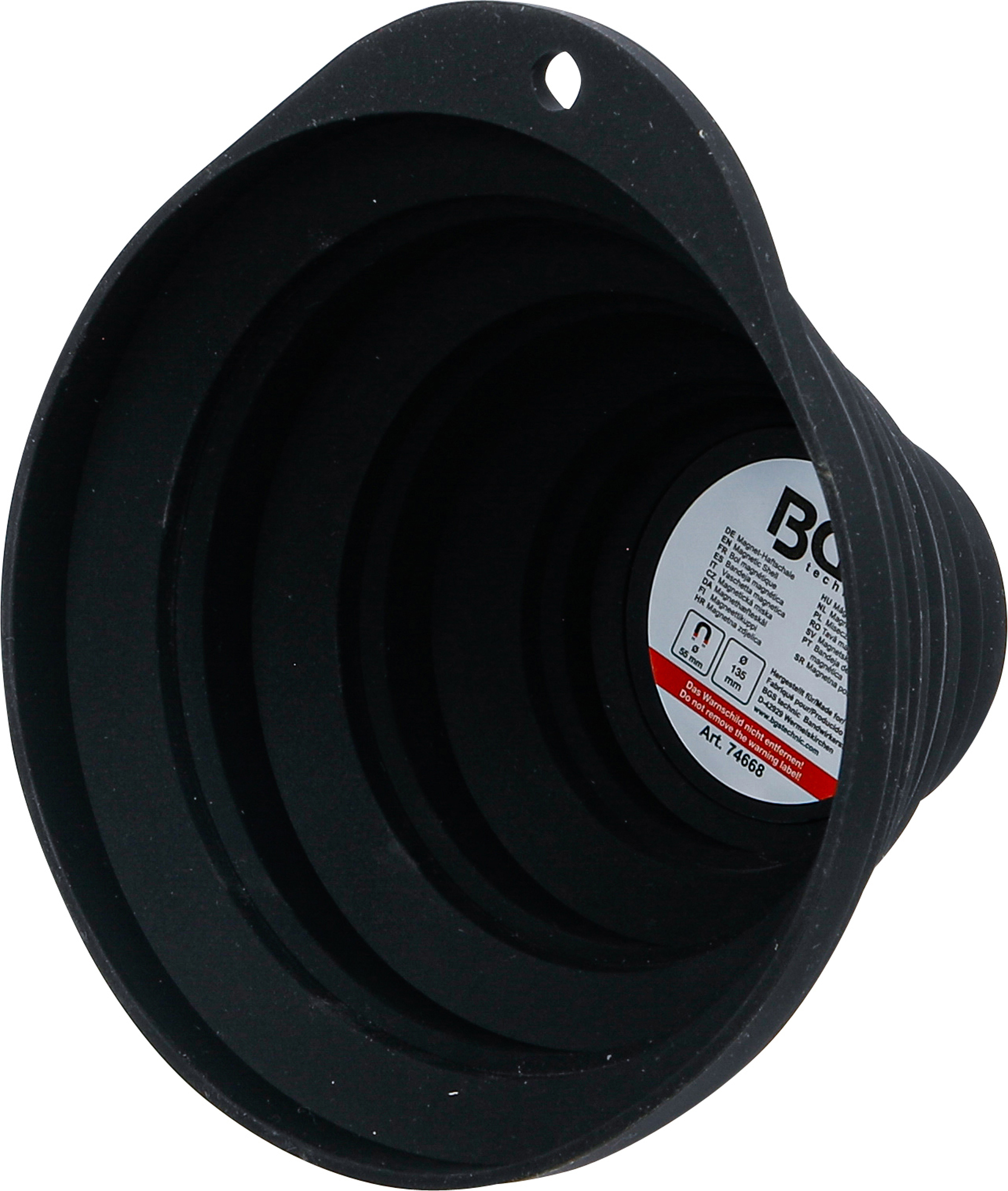 BGS Magnet-Haftschale | faltbar | Ø 75 / 135 mm