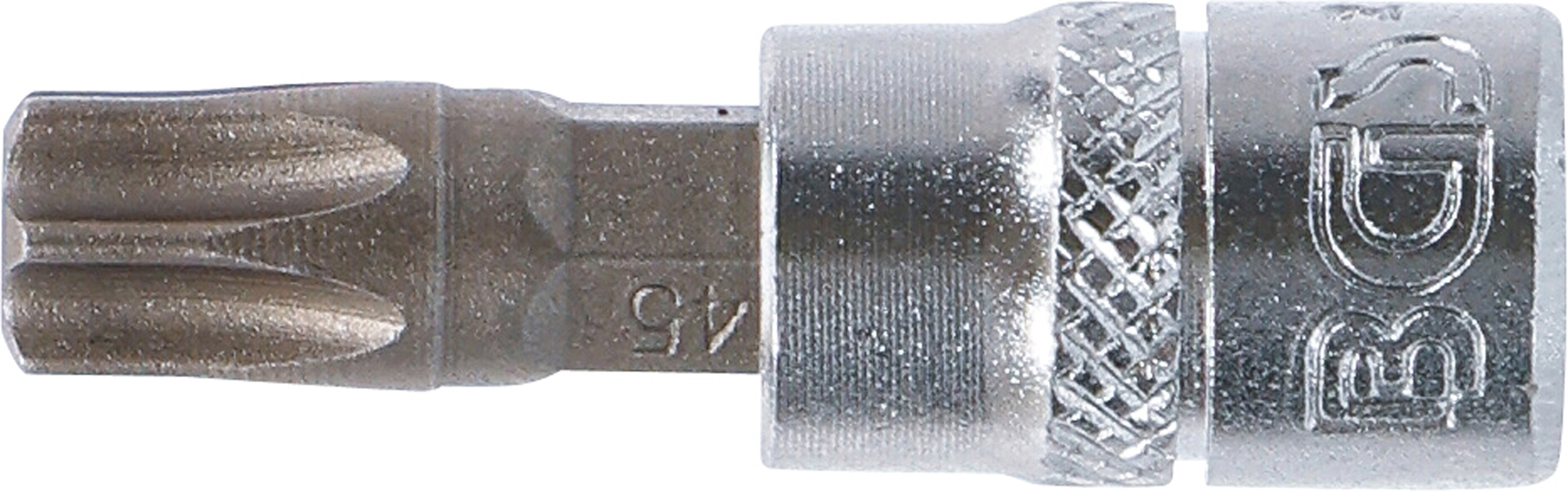 BGS Bit-Einsatz | Antrieb Innenvierkant 6,3 mm (1/4") | T-Profil (für Torx) T45