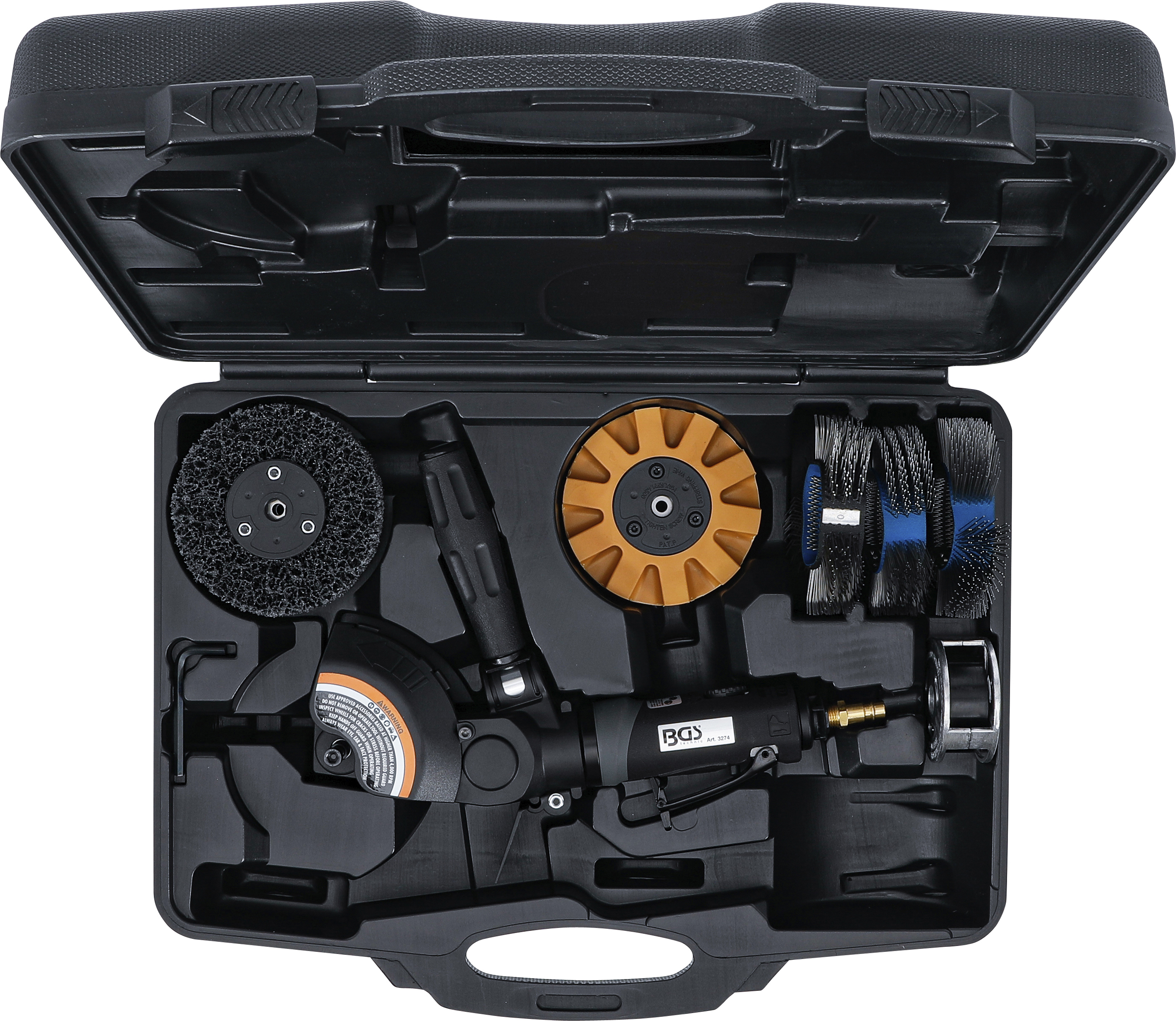 BGS Druckluft Multi-Schleifer-Satz
