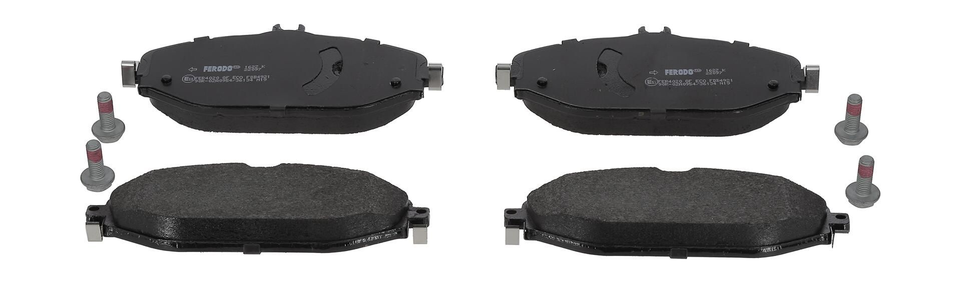 Bremsbelagsatz, Scheibenbremse