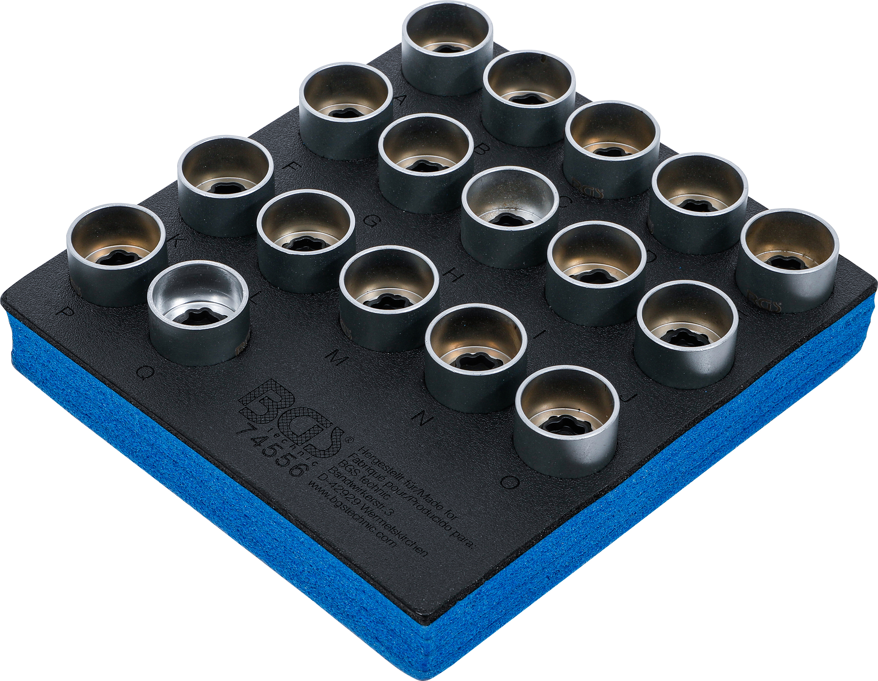 BGS Werkstattwageneinlage 1/6: Felgenschloss-Werkzeug-Satz für Land Rover | 17-tlg.