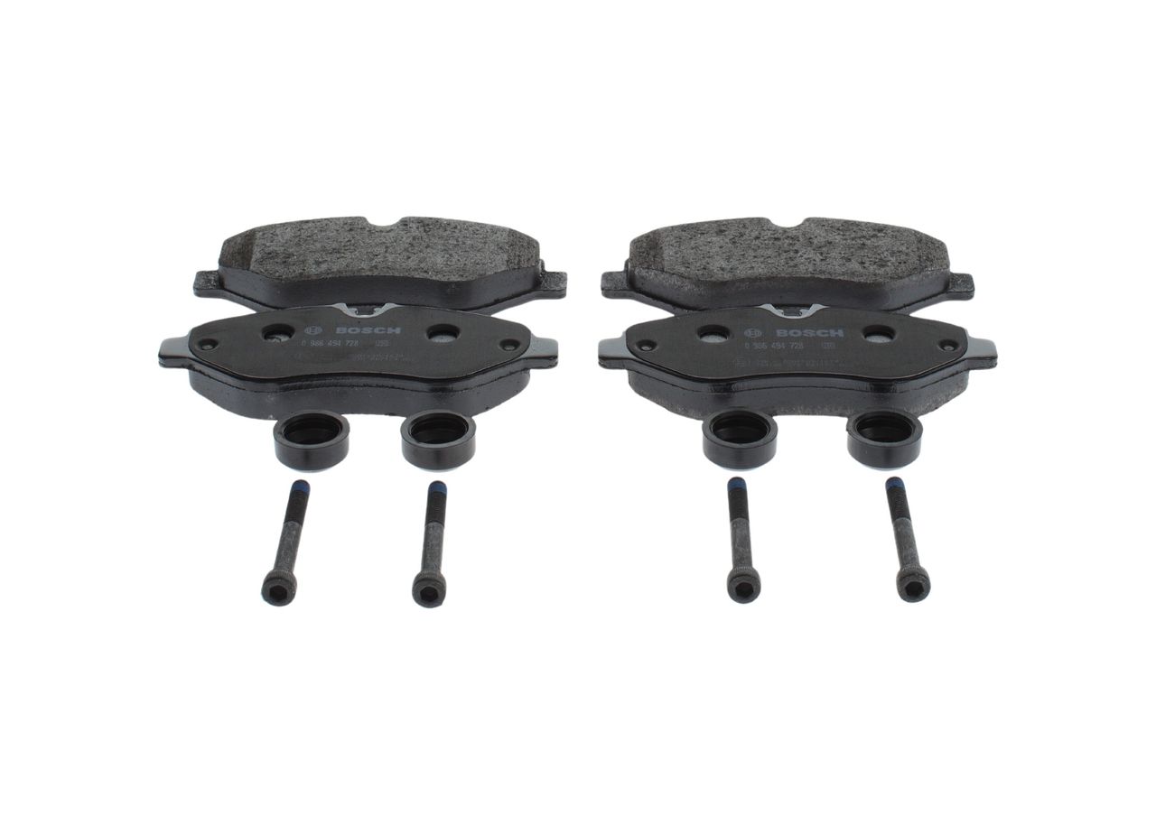 Bremsbelagsatz, Scheibenbremse