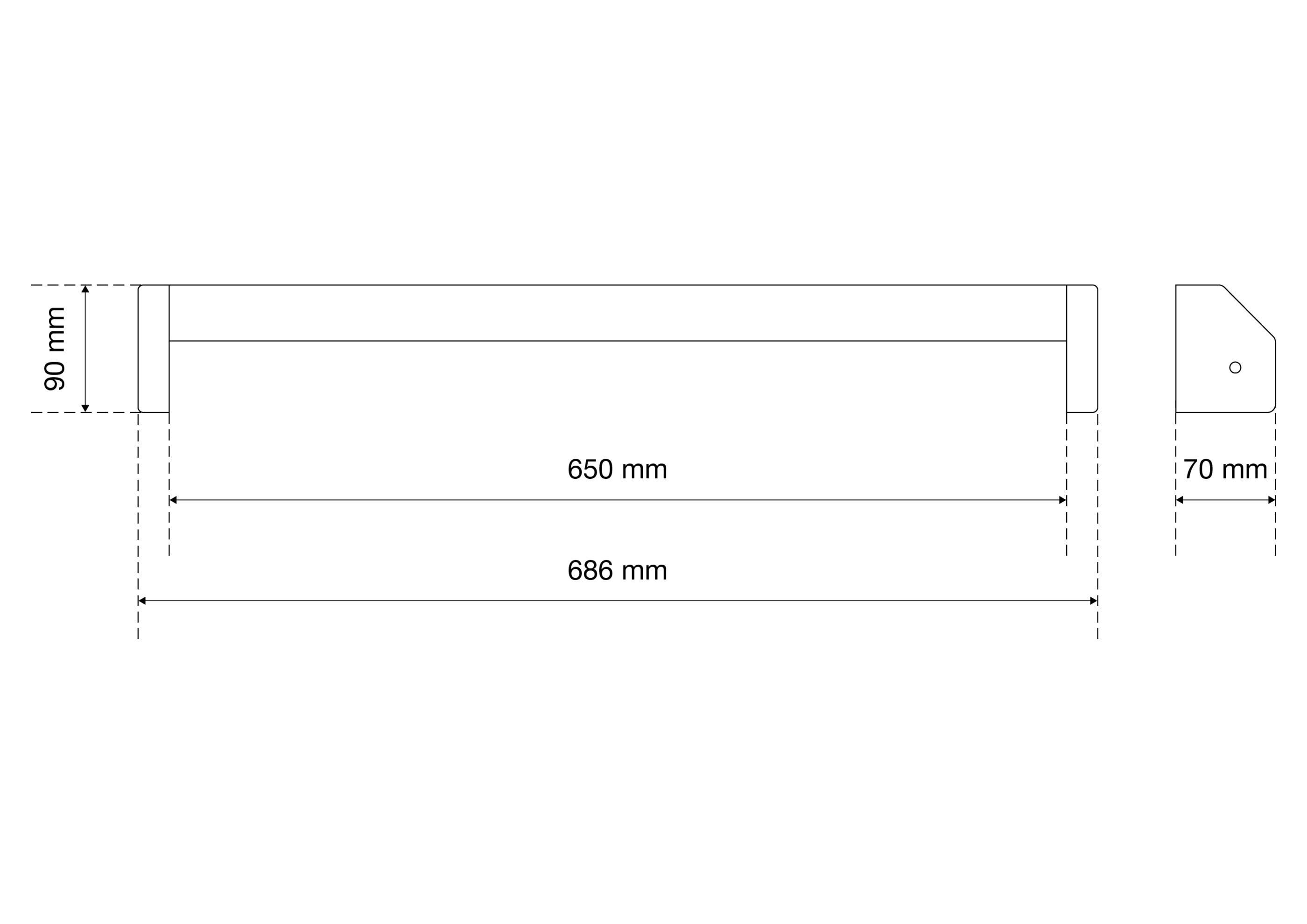 BGS Verbindungsstange | Unterseite