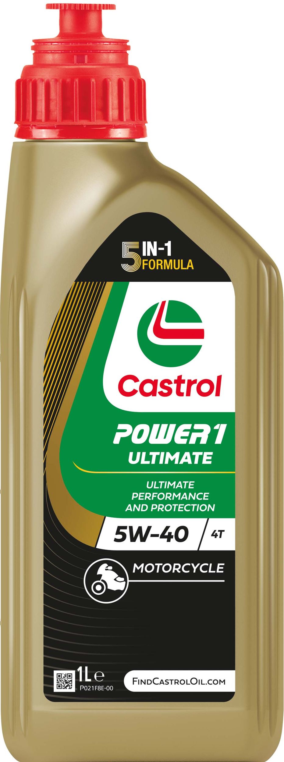 5W-40 Castrol Power 1 Ultimate Motorrad 4-Takt Motoröl 1 Liter