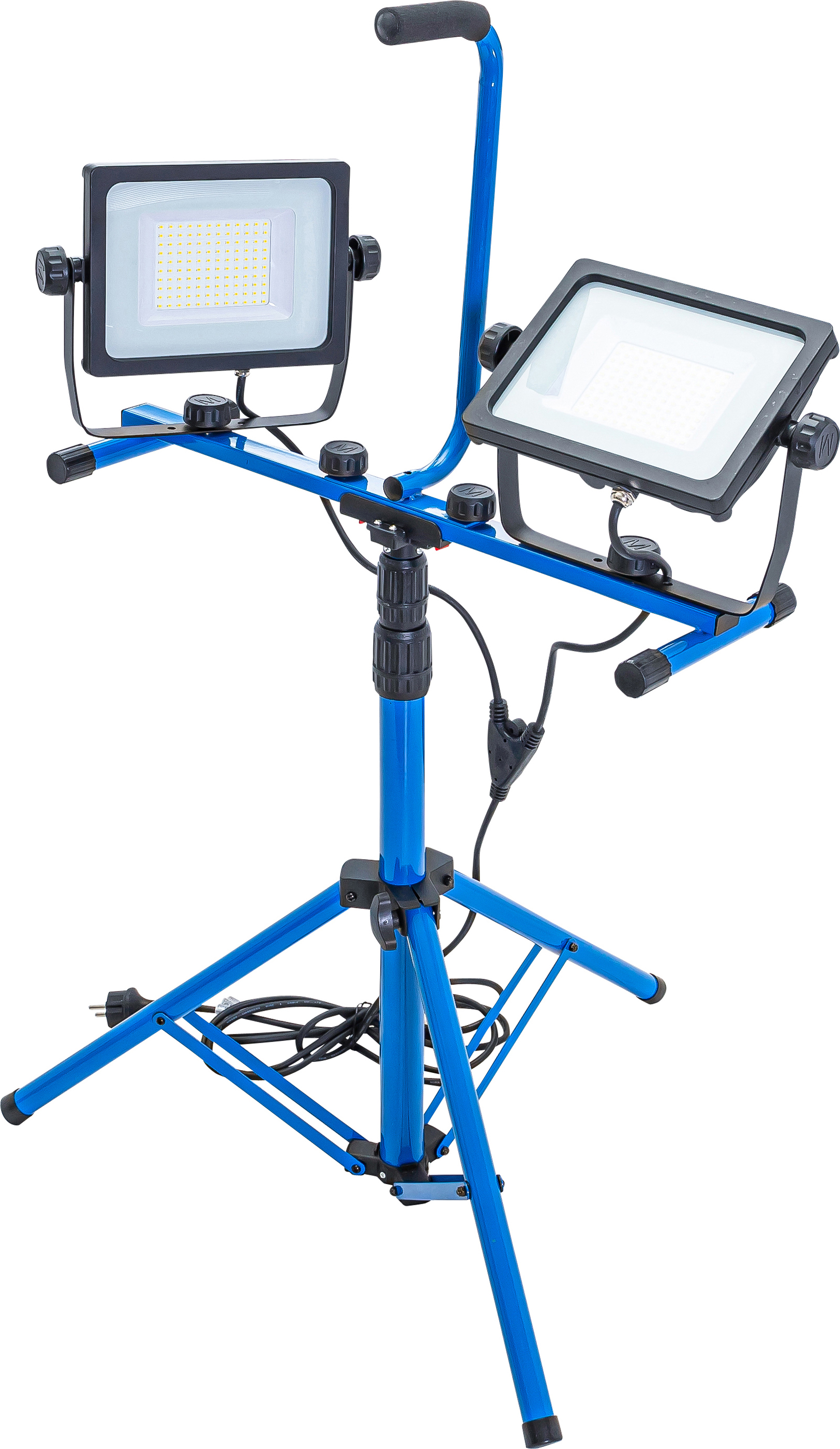 BGS Duo-SMD-LED-Arbeits-Strahler | mit Stativ | 2 x 70 W