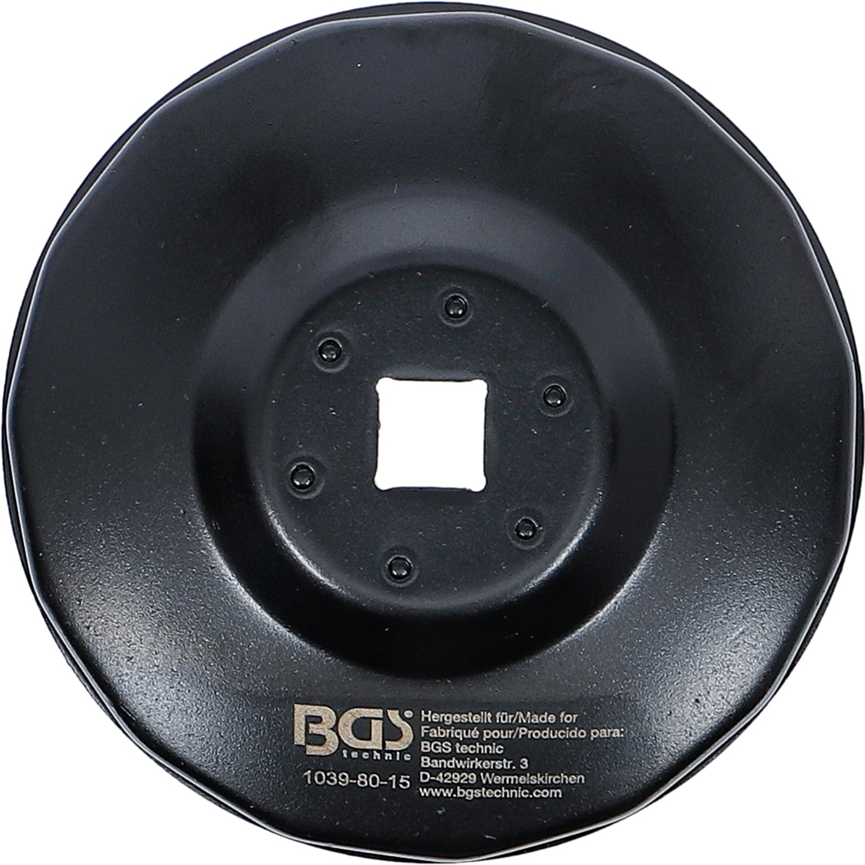 BGS Ölfilterschlüssel | 15-kant | Ø 80 mm | für Honda, Mazda, Nissan, Opel
