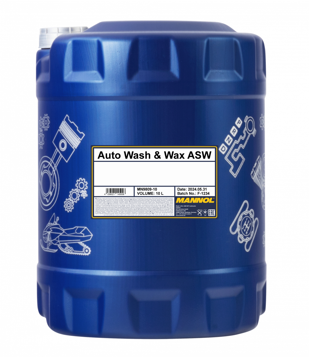 Mannol 9809 Auto Wash & Wax ASW 10 Liter