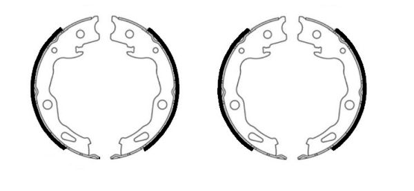 Bremsbackensatz, Feststellbremse