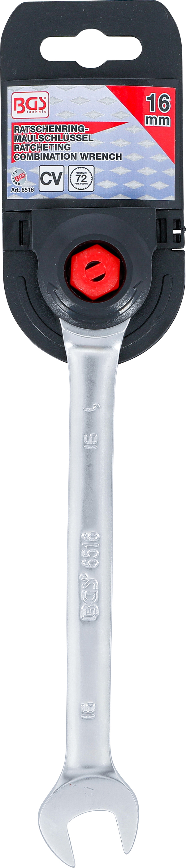 BGS Ratschenring-Maulschlüssel | SW 16 mm