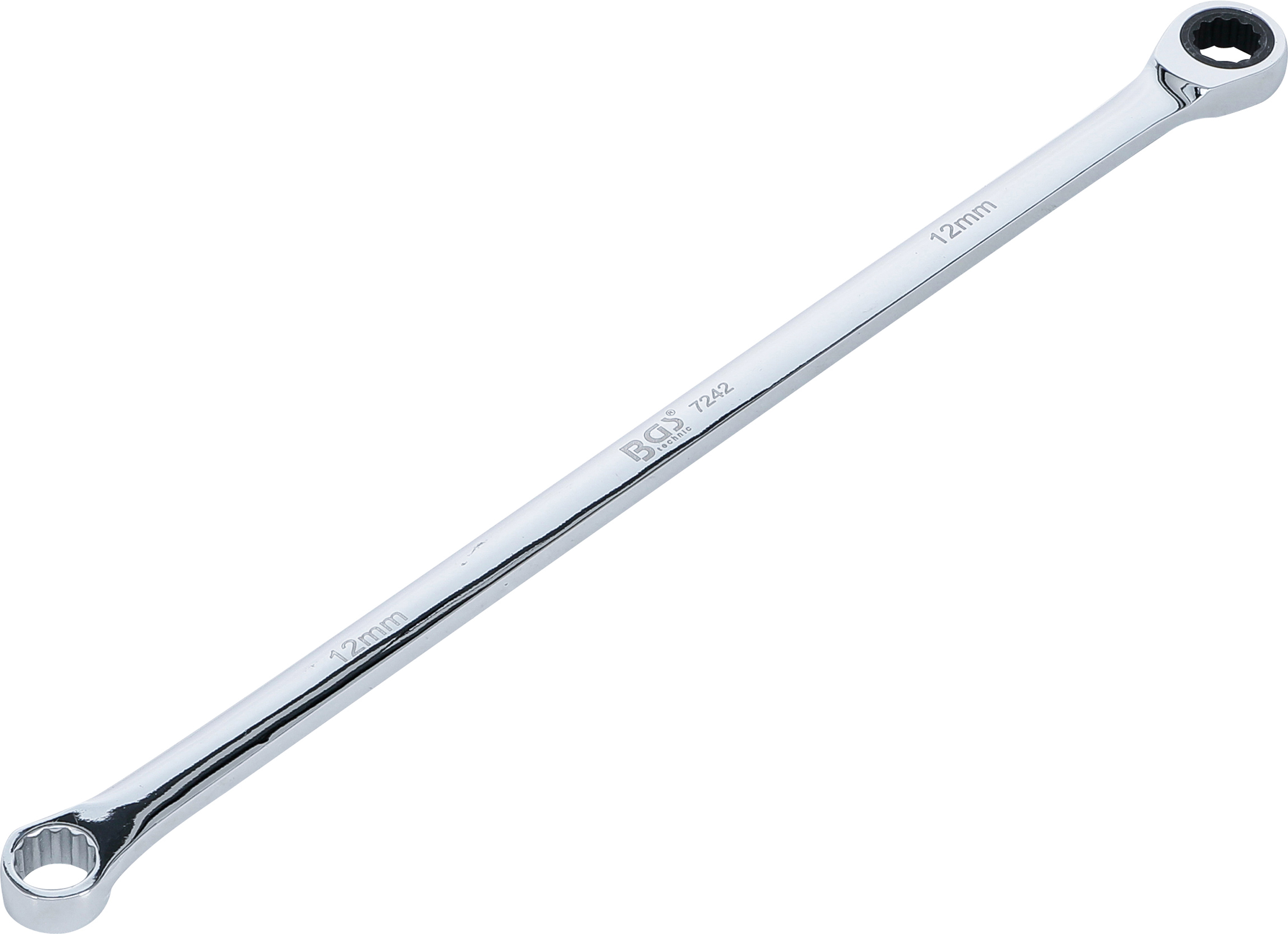 BGS Ratschenring- und Ringschlüssel | extra lang | SW 12 mm