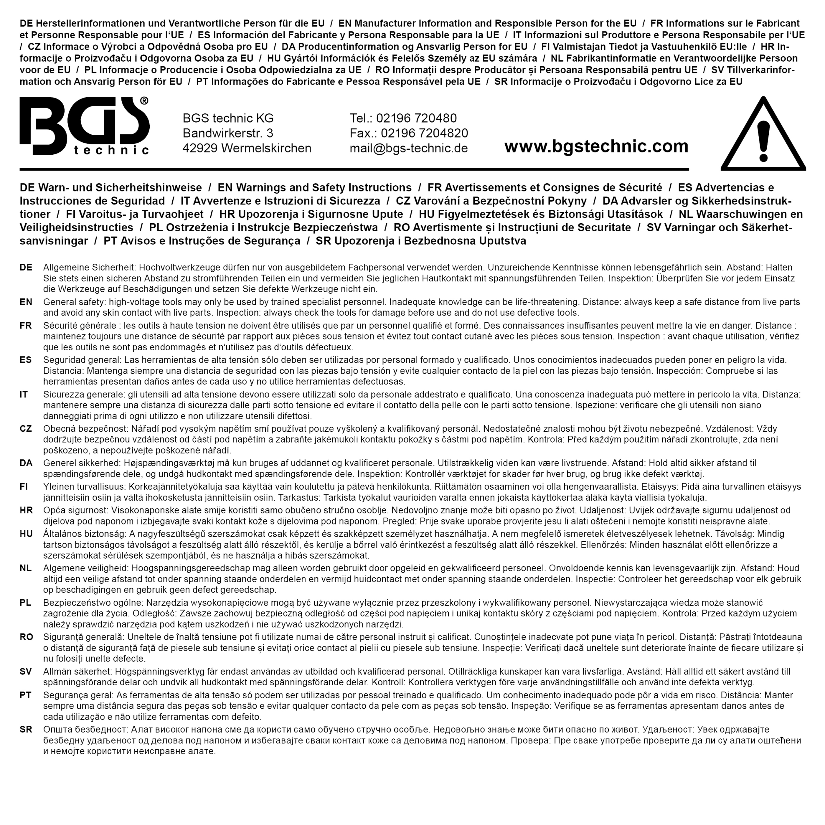 BGS VDE-Umschaltknarre | Abtrieb Außenvierkant 10 mm (3/8") | 1000 V