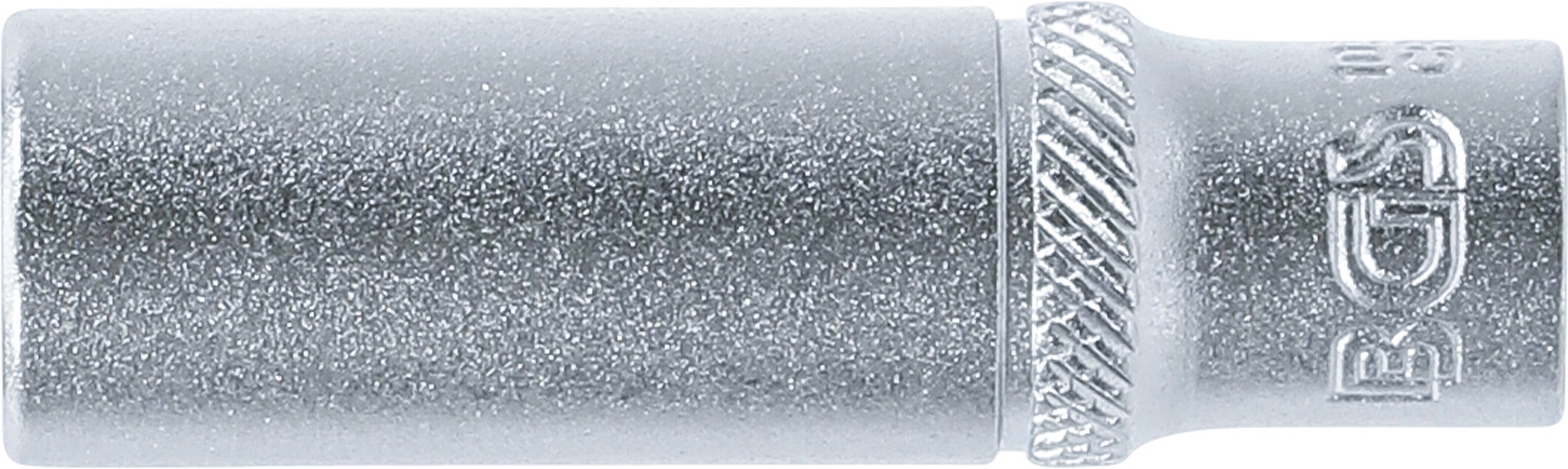 BGS Steckschlüssel-Einsatz Sechskant, tief | Antrieb Innenvierkant 6,3 mm (1/4") | SW 10 mm