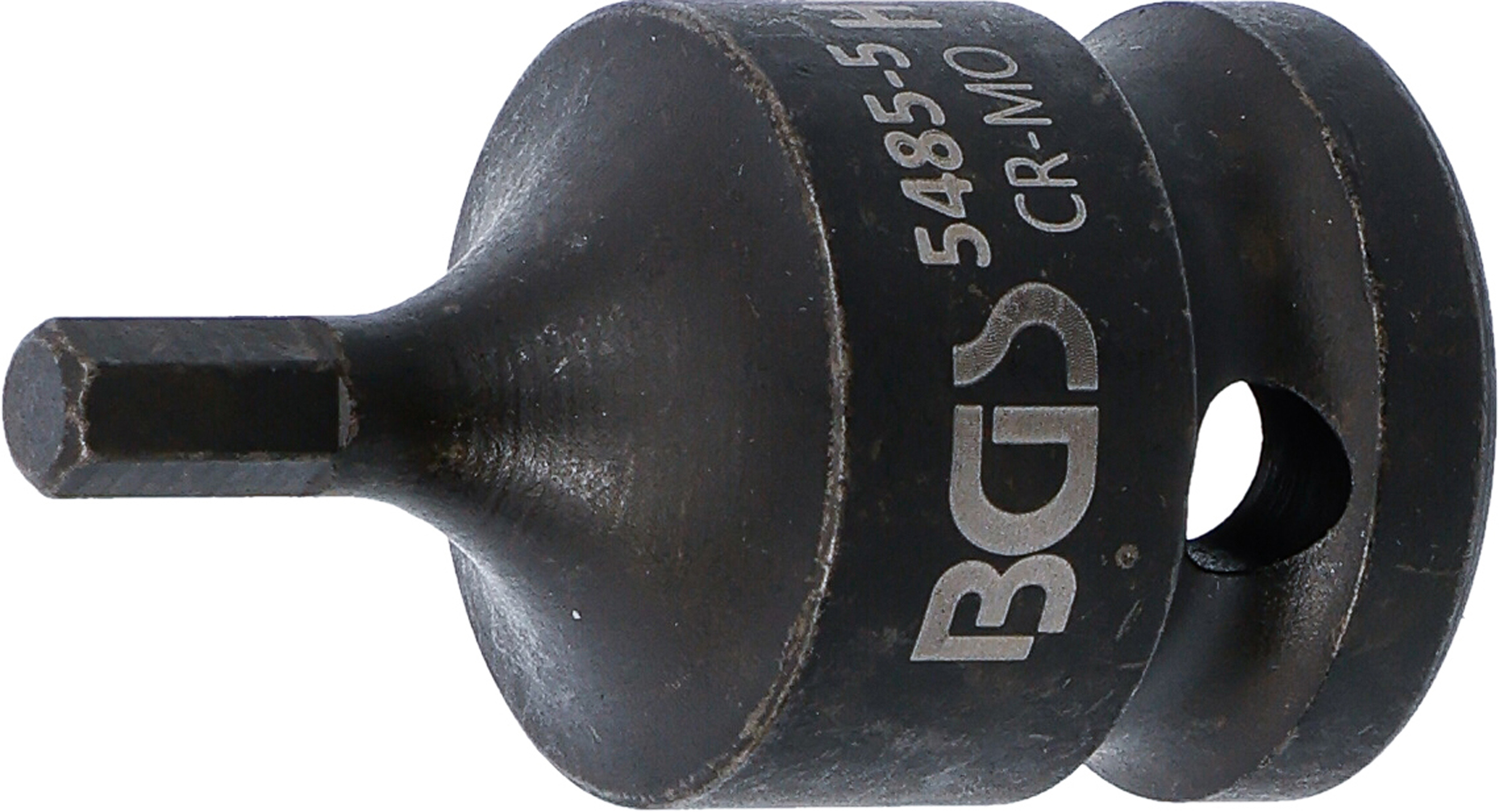 BGS Kraft-Bit-Einsatz | Länge 42 mm | Antrieb Innenvierkant 12,5 mm (1/2") | Innensechskant 5 mm
