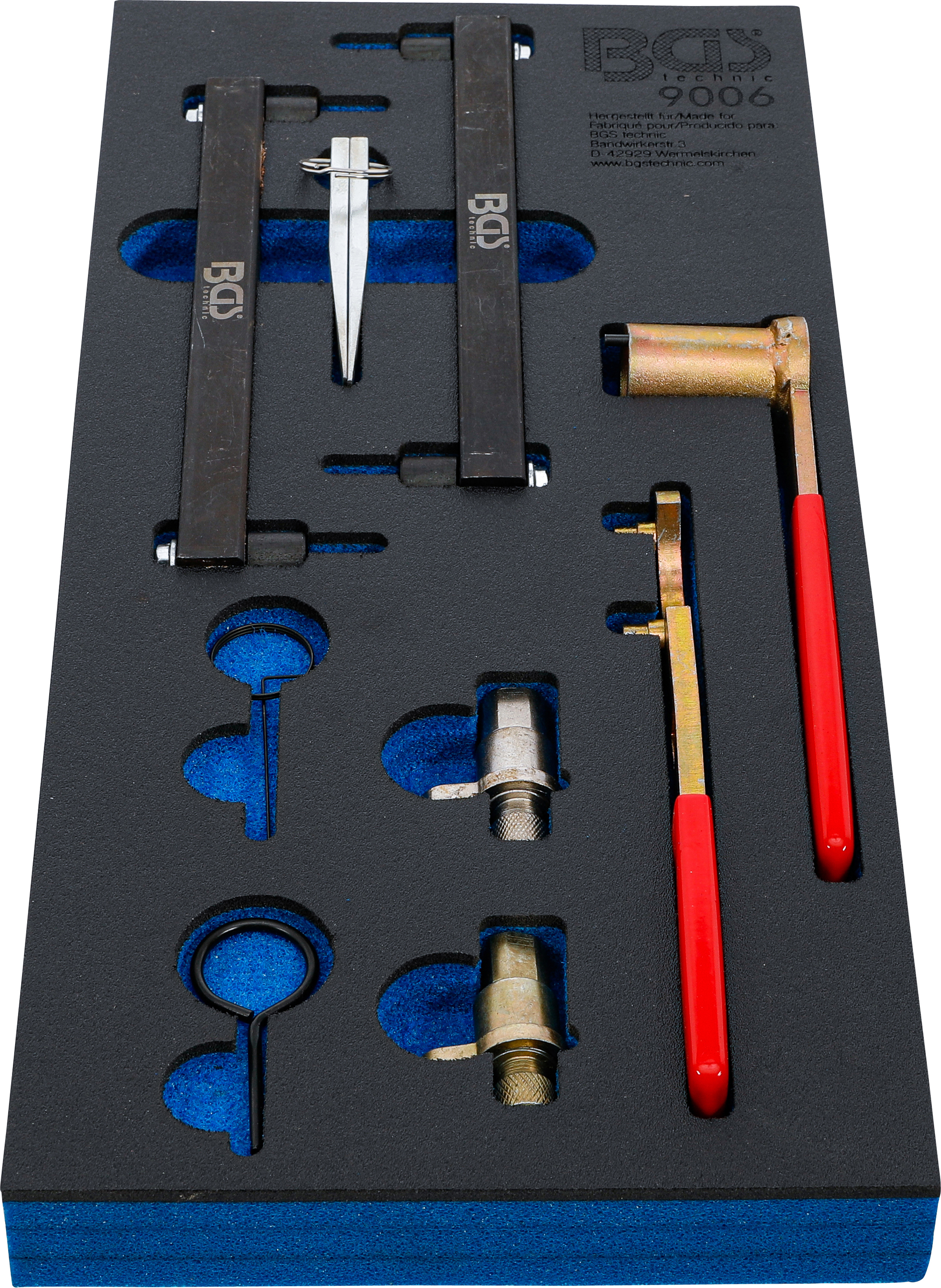 BGS Werkstattwageneinlage 1/3: Motor-Einstellwerkzeug-Satz | für Land Rover, Jaguar V8