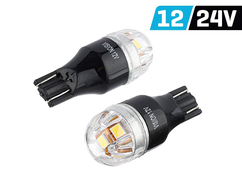 Vision LED Glassockellampe 12V/24V W16W T15 Canbus 5x 2835 SMD