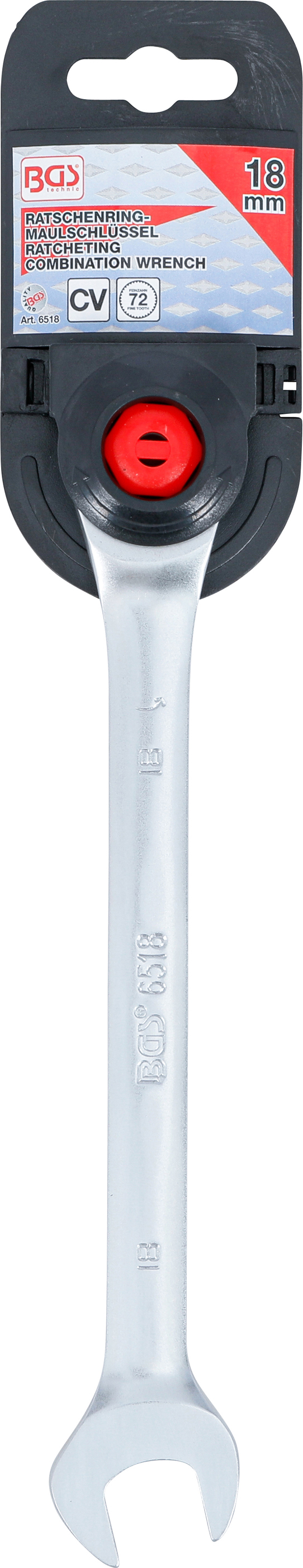 BGS Ratschenring-Maulschlüssel | SW 18 mm