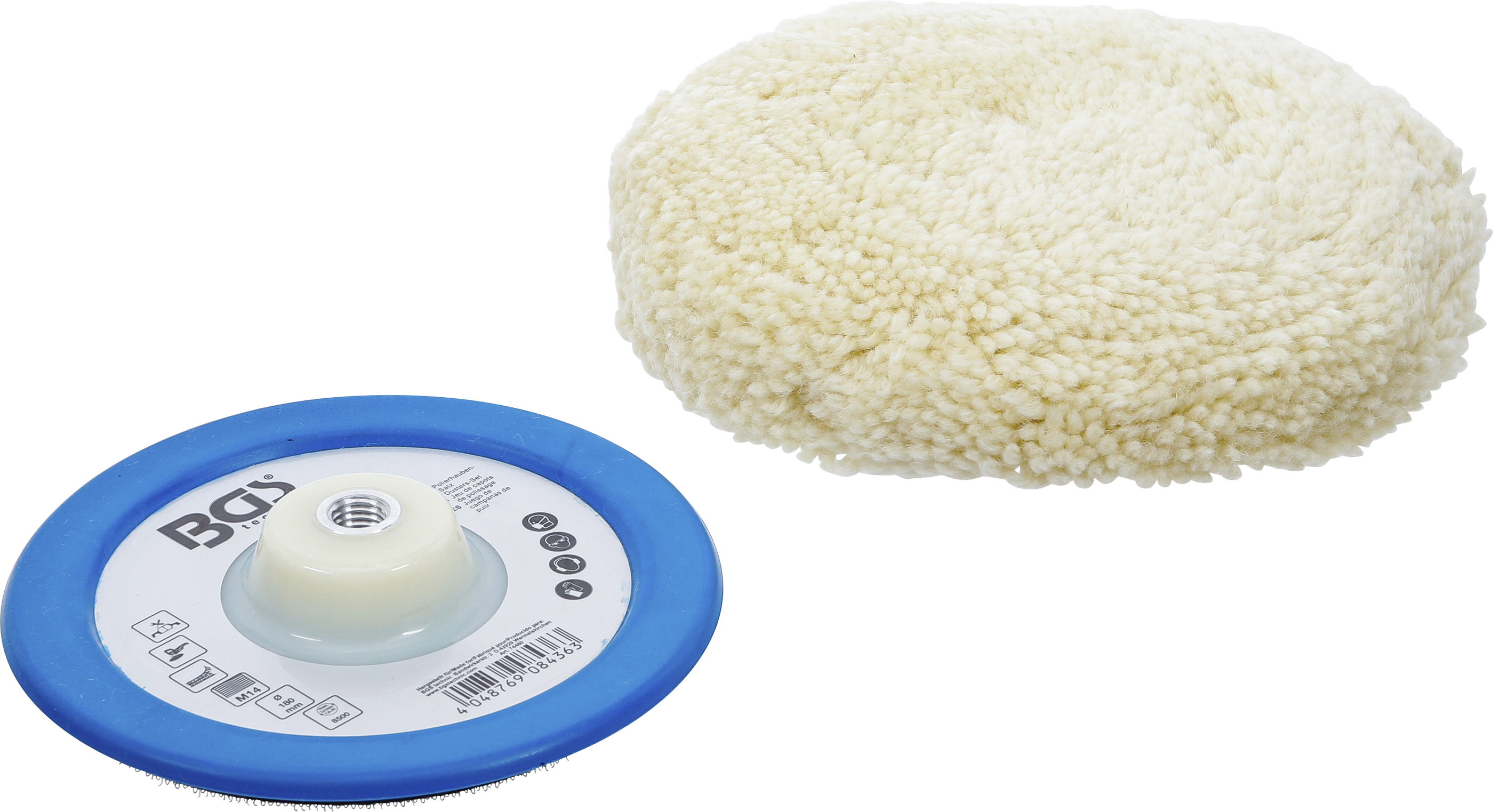 BGS Polierhauben-Satz | Ø 180 mm | 2-tlg.