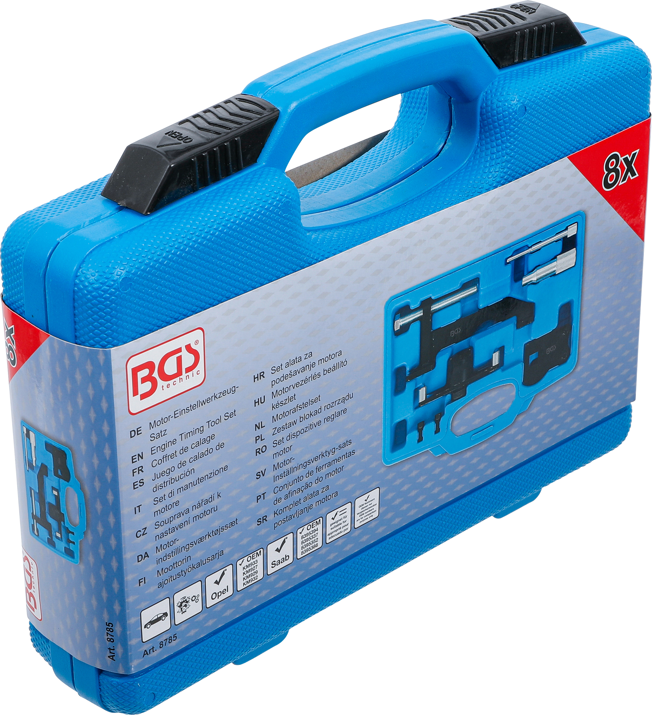 BGS Motor-Einstellwerkzeug-Satz | für Opel, GM 2.0, 2.2 Ecotec Diesel