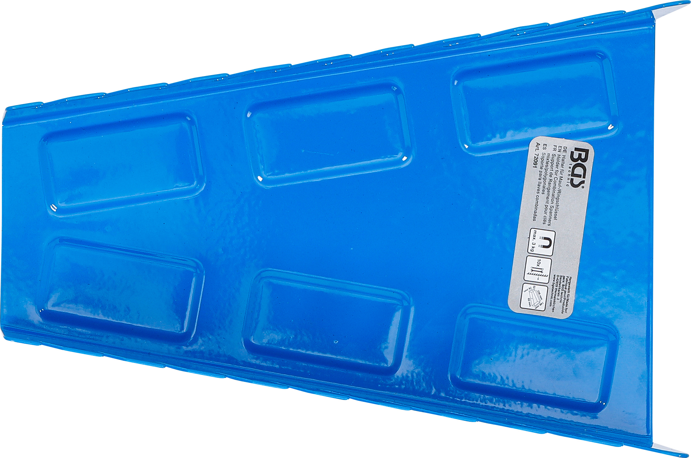 BGS Magnet-Halter für Maul- / Ringschlüssel | Metall | 10 Auflagen