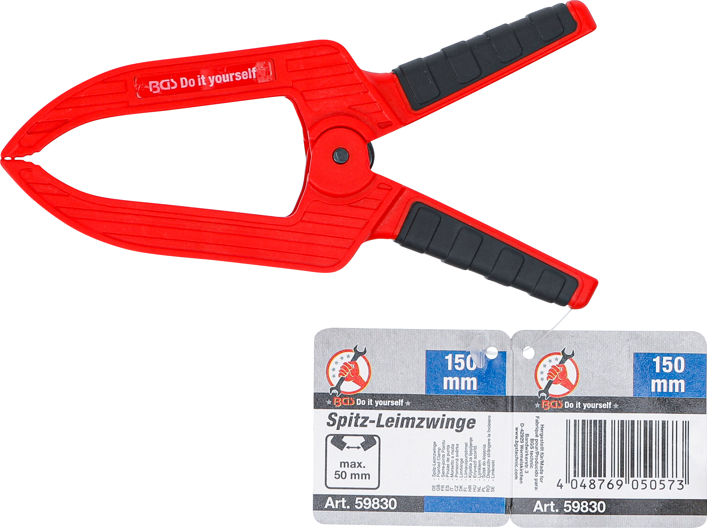 BGS Spitz-Leimzwinge | 150 mm