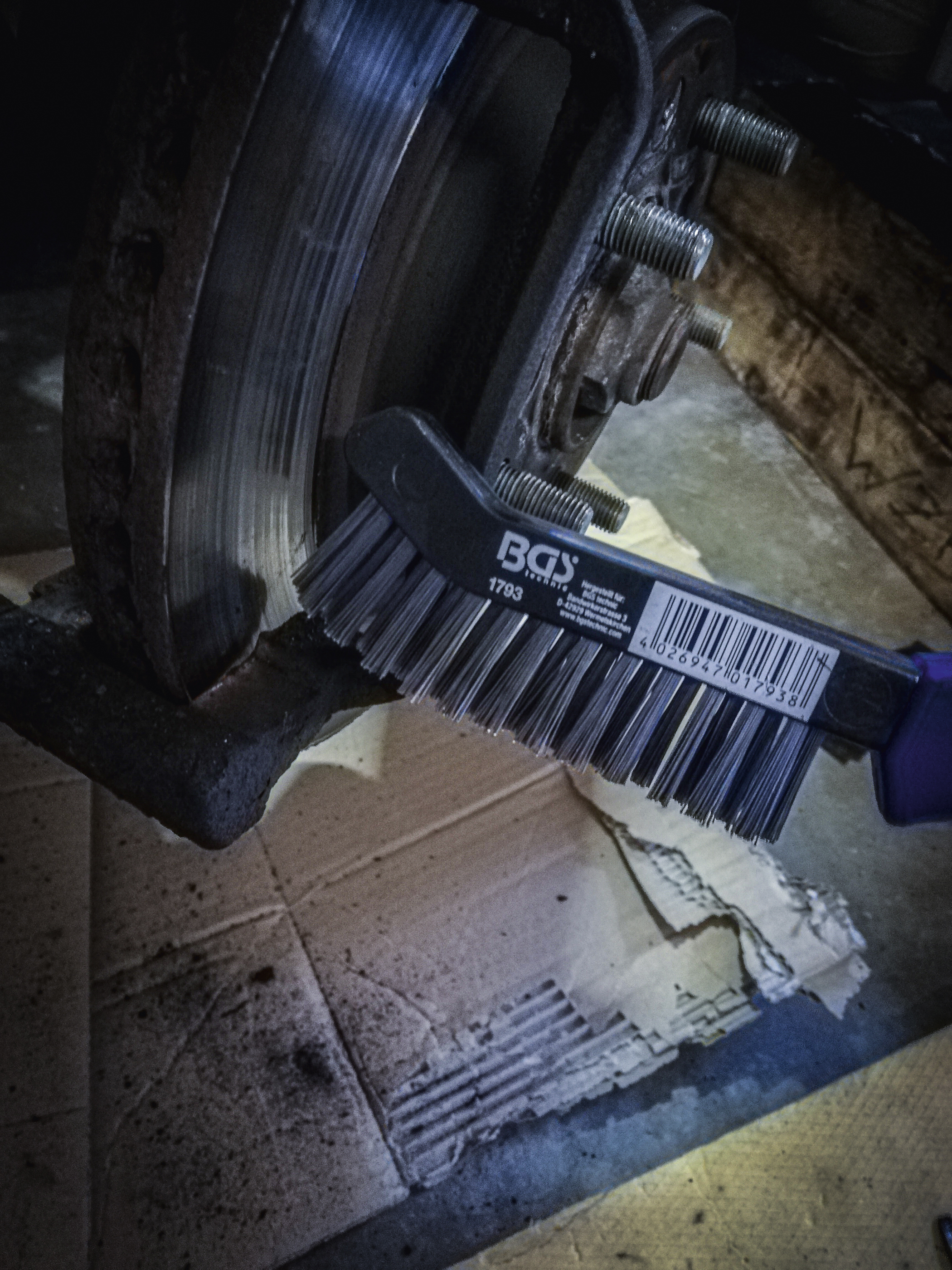 BGS Bremssattelbürste | gebogen | 230 mm