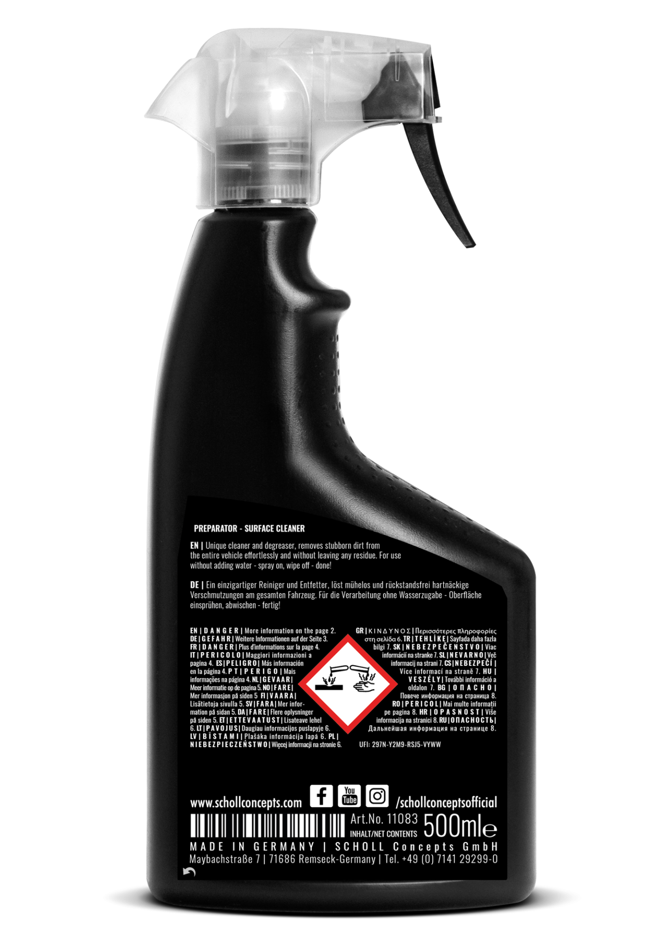 Scholl Concepts PREPARATOR Surface Cleaner Universalreiniger 500 ml