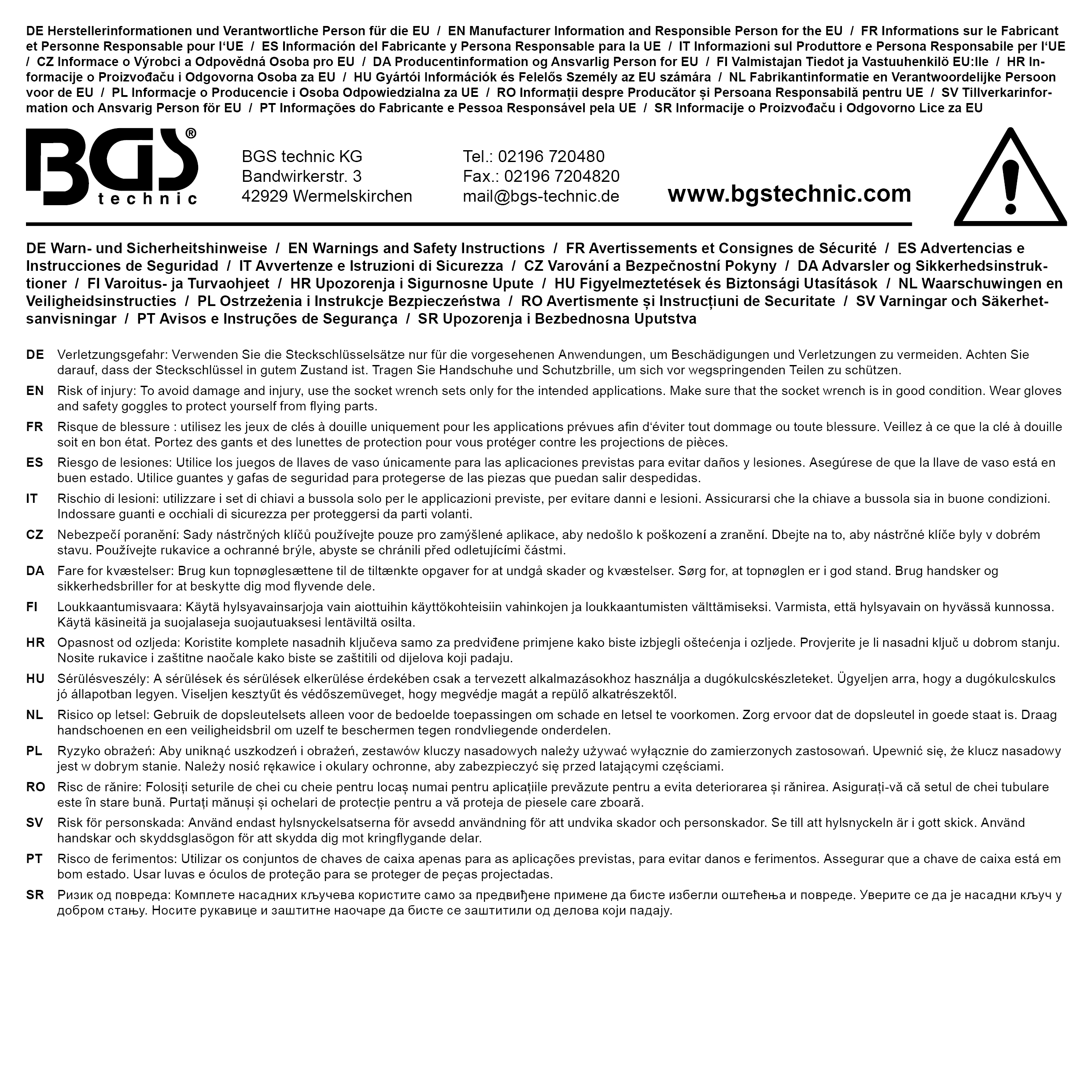 BGS Steckschlüssel-Satz Wellenprofil | Antrieb 6,3 mm (1/4") / 12,5 mm (1/2") | 115-tlg.