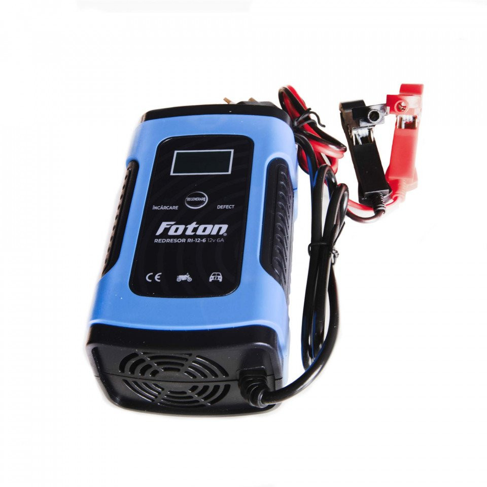 Foton Batterieladegerät 12V 6A mit Batterie Reparatur Funktion
