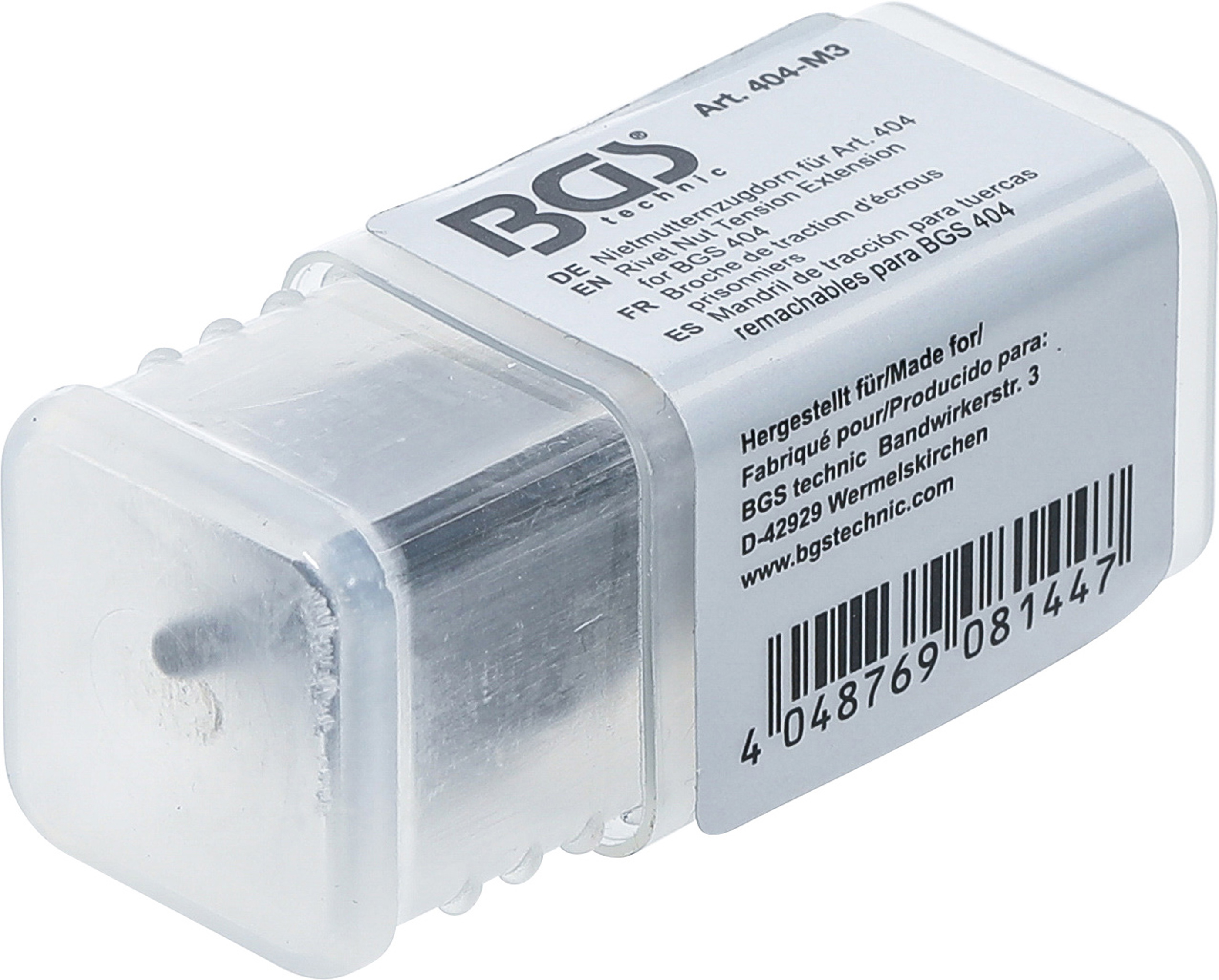 BGS Nietmutternzugdorn für Art. 404 | M3