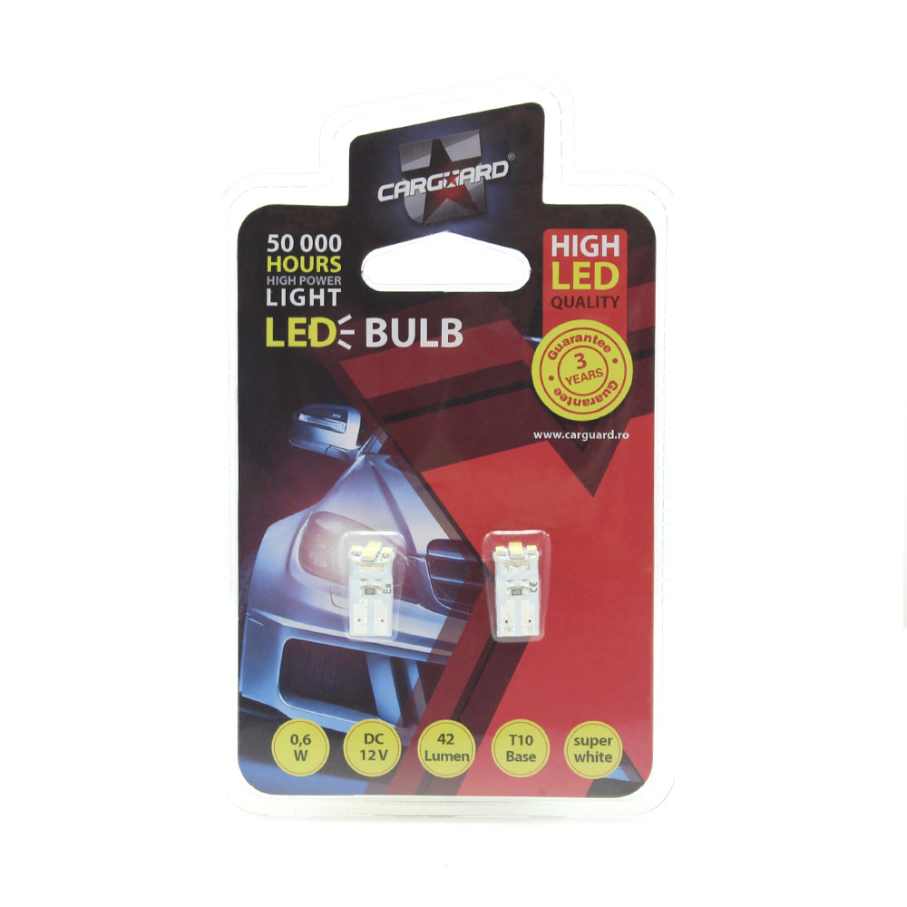 MTR LED Glassockel 12V W5W T10 SMD 2er Set