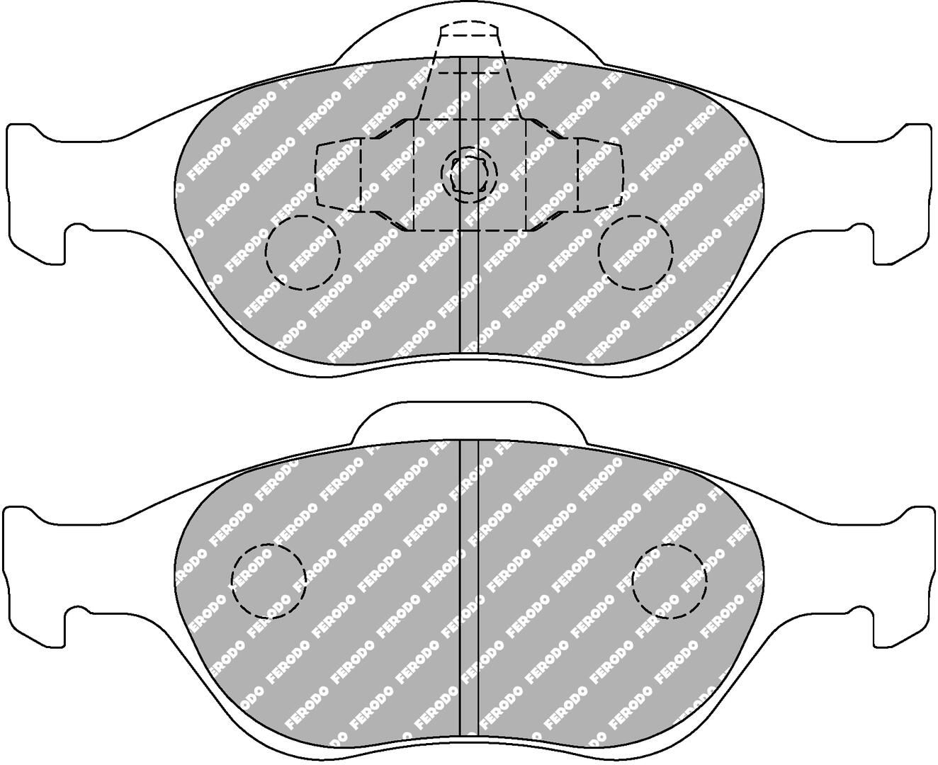 Bremsbelagsatz, Scheibenbremse